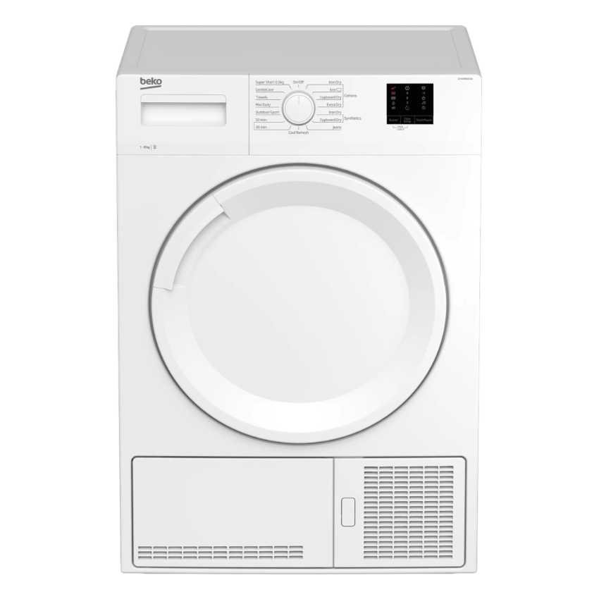 Beko 8kg Condenser Tumble Dryer DTKCE80021W - White