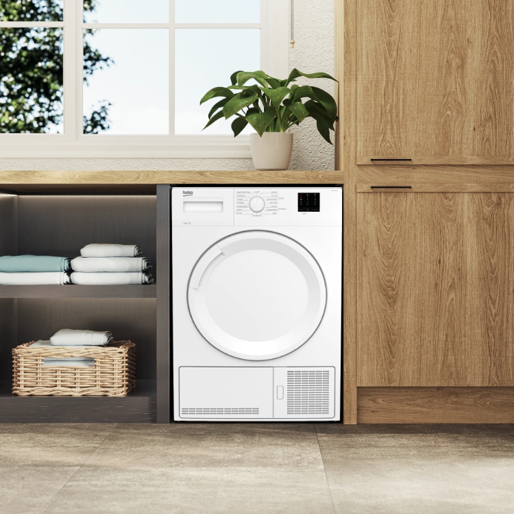 Beko 8kg Condenser Tumble Dryer DTKCE80021W - White Beko 8kg Condenser Tumble Dryer DTKCE80021W - White