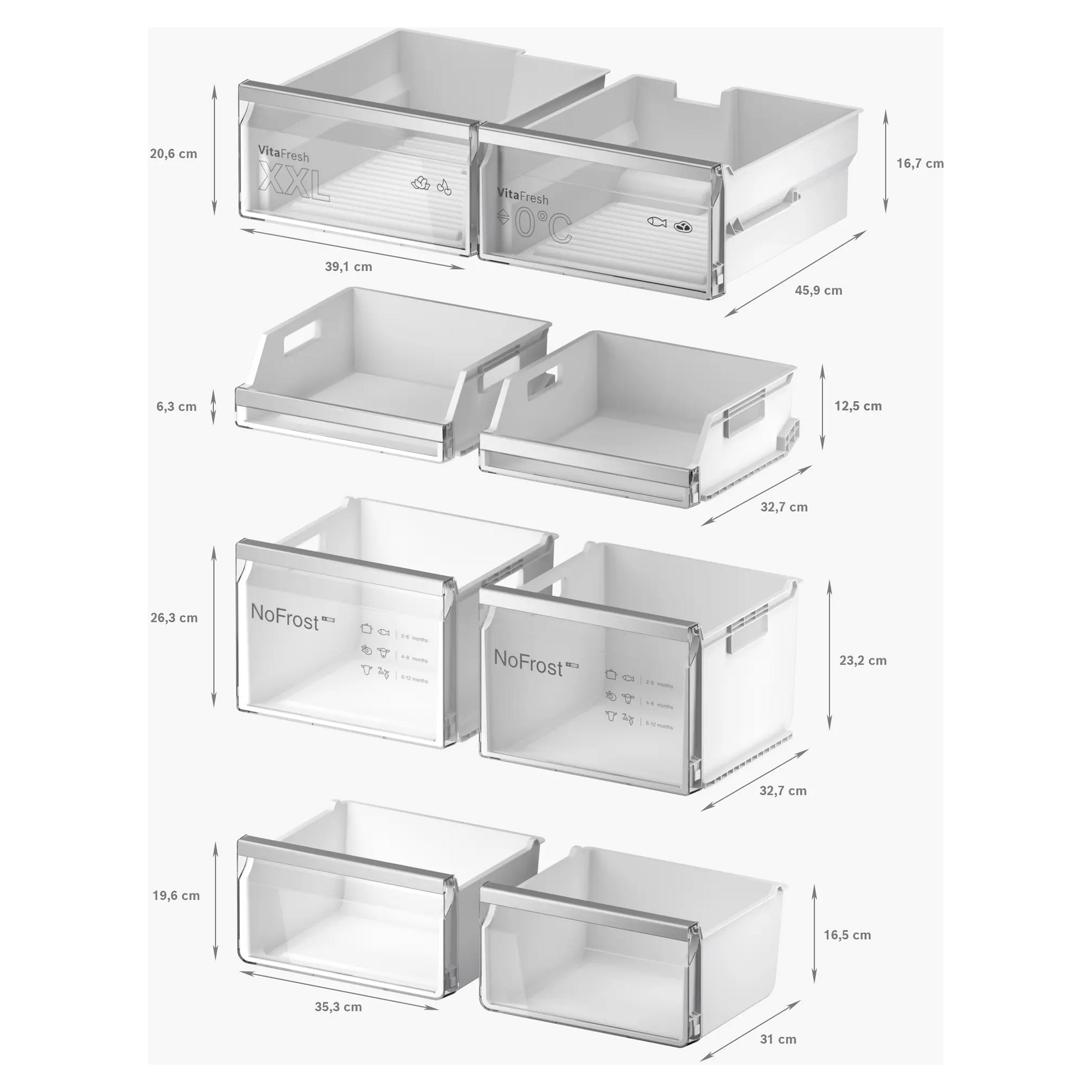 Bosch Series 6 Four Door Fridge Freezer Ice & Water KFD96APEAG - Stainless Steel Bosch Series 6 Four Door Fridge Freezer Ice & Water KFD96APEAG - Stainless Steel