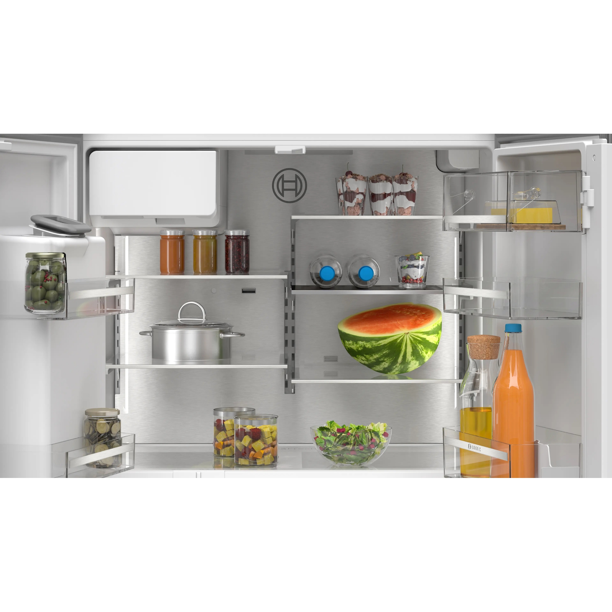 Bosch Series 6 Four Door Fridge Freezer Ice & Water KFD96APEAG - Stainless Steel Bosch Series 6 Four Door Fridge Freezer Ice & Water KFD96APEAG - Stainless Steel