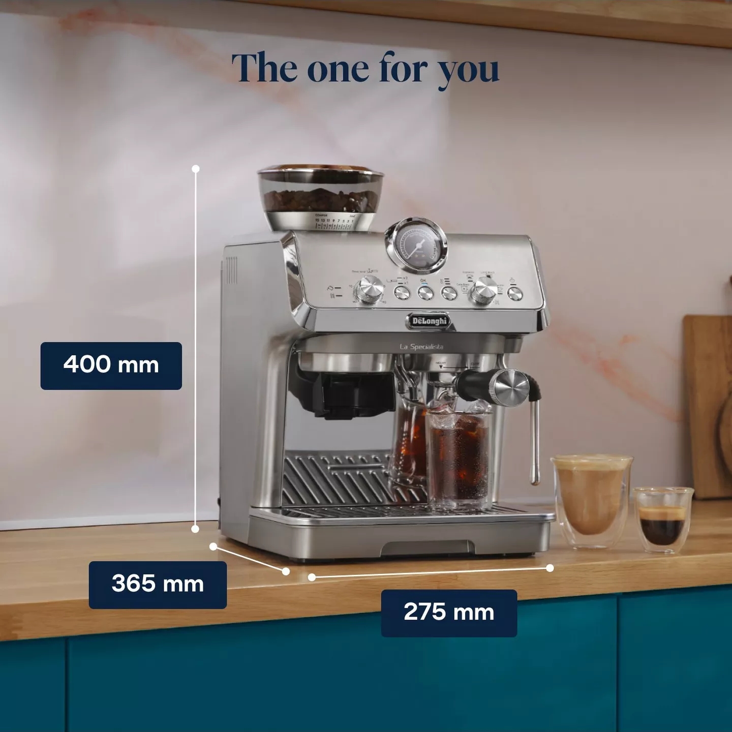 De'Longhi La Specialista Arte Evo Coffee Machine EC9255.M - Silver De'Longhi La Specialista Arte Evo Coffee Machine EC9255.M - Silver
