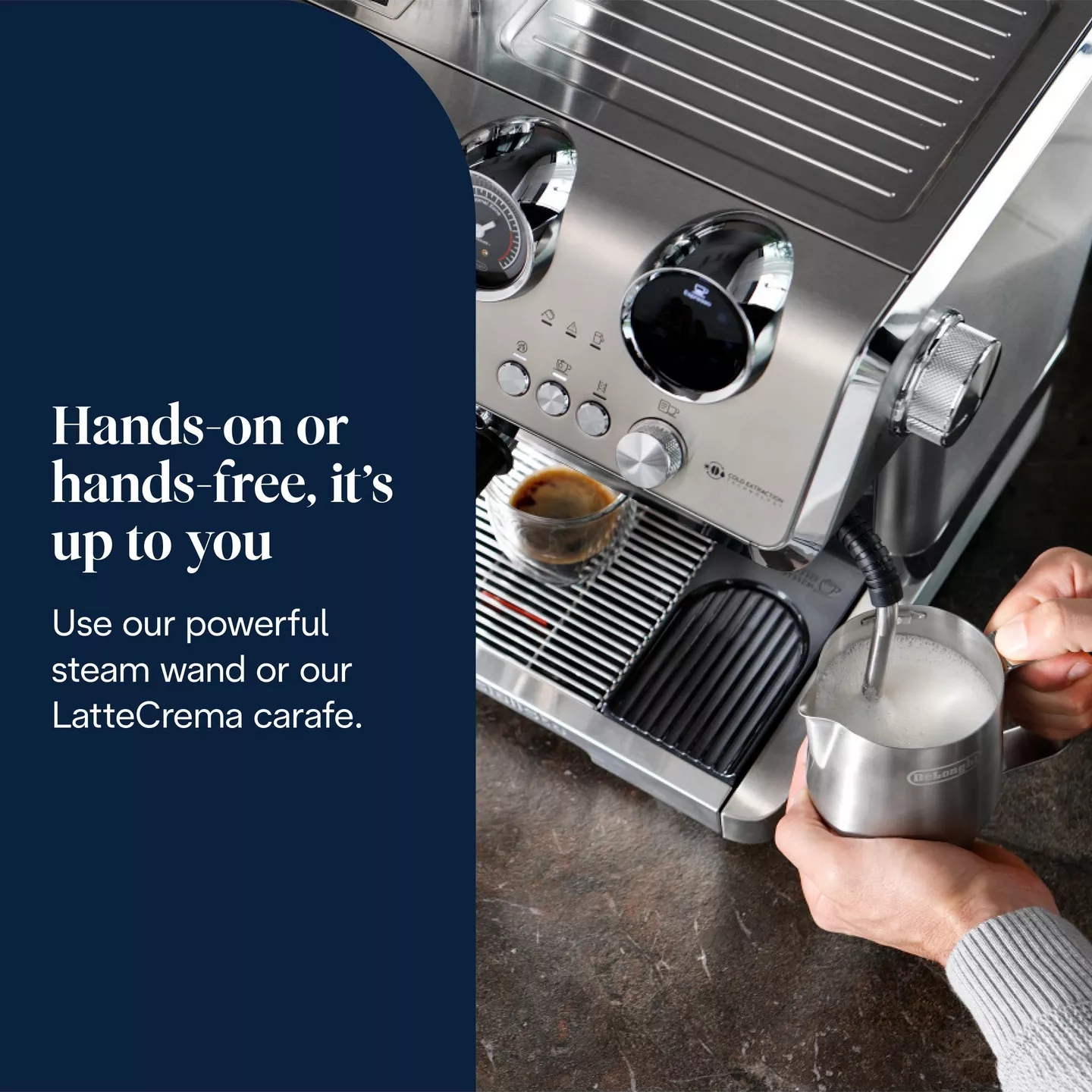 De'Longhi La Specialista Maestro Bean to Cup Coffee Machine EC9885.M - Silver De'Longhi La Specialista Maestro Bean to Cup Coffee Machine EC9885.M - Silver
