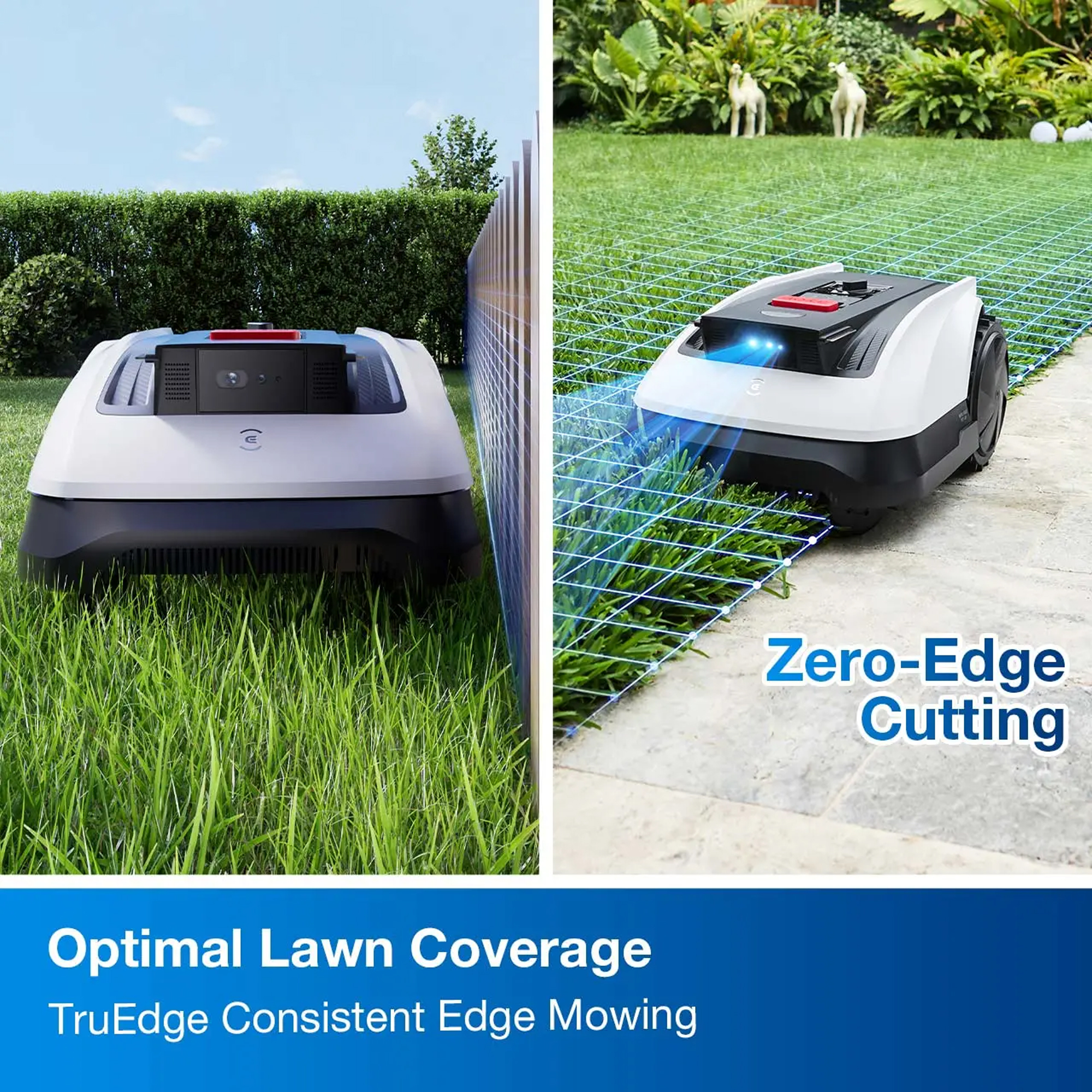 ECOVACS GOAT O800 RTK Robotic Lawn Mower 270-MR2452IO - Black/White ECOVACS GOAT O800 RTK Robotic Lawn Mower 270-MR2452IO - Black/White