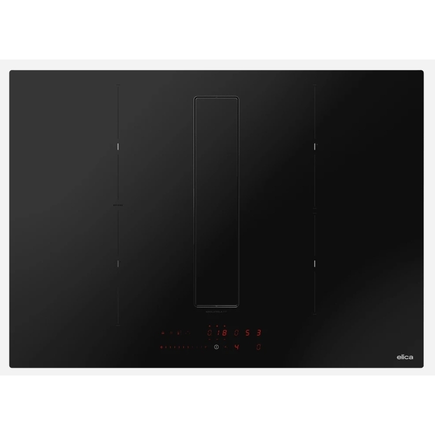 Elica Nikolatesla 72cm Air Venting Induction Hob NT-FIT-70-RAW - Matte Black