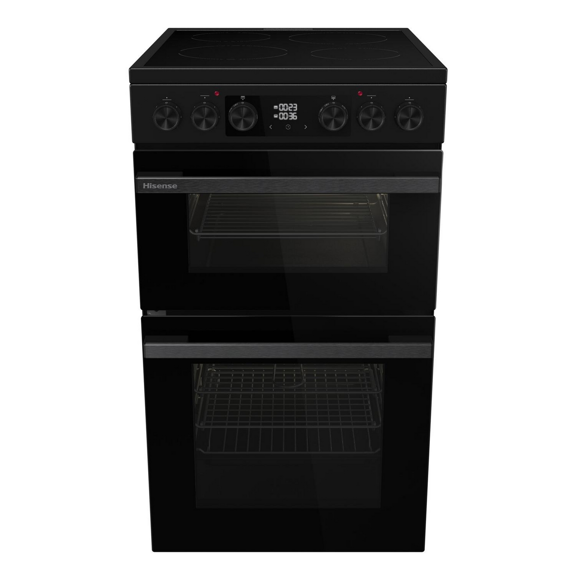Hisense 50cm Freestanding Ceramic Cooker HDCEC5C10B - Black