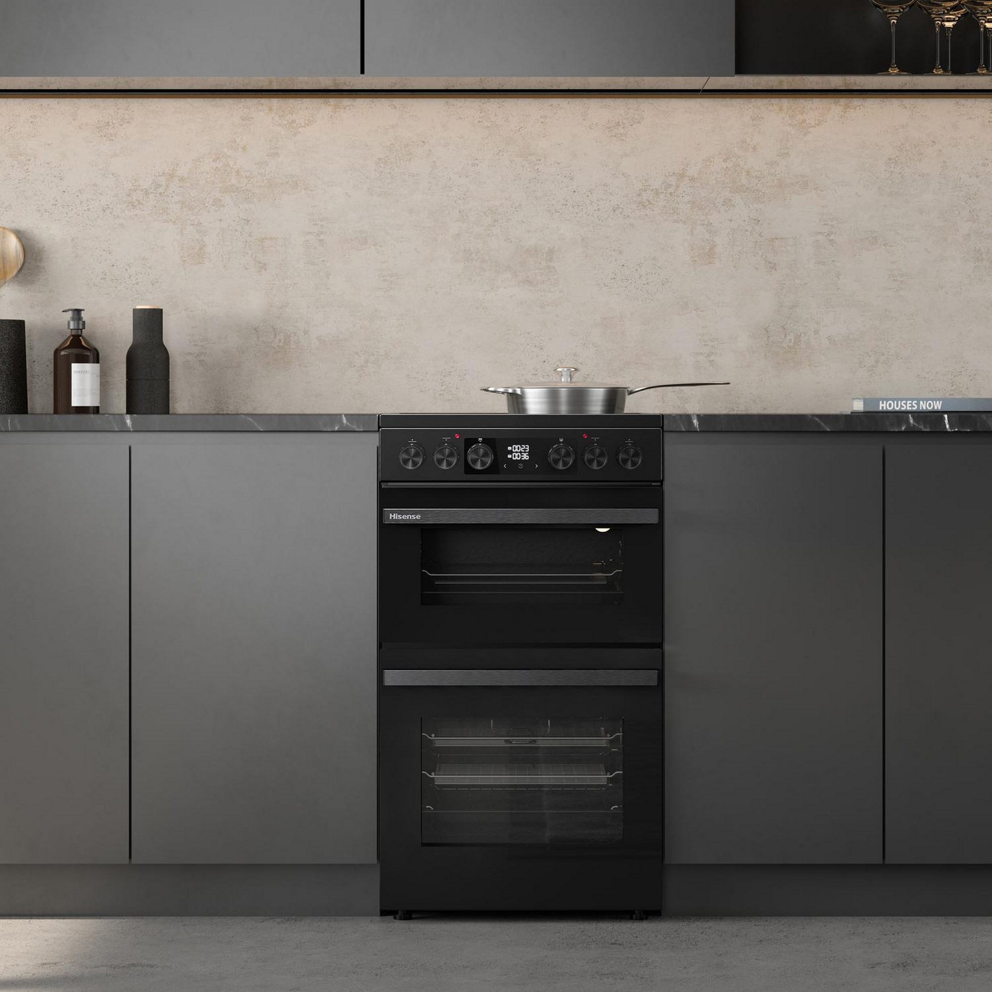 Hisense 50cm Freestanding Ceramic Cooker HDCEC5C10B - Black Hisense 50cm Freestanding Ceramic Cooker HDCEC5C10B - Black