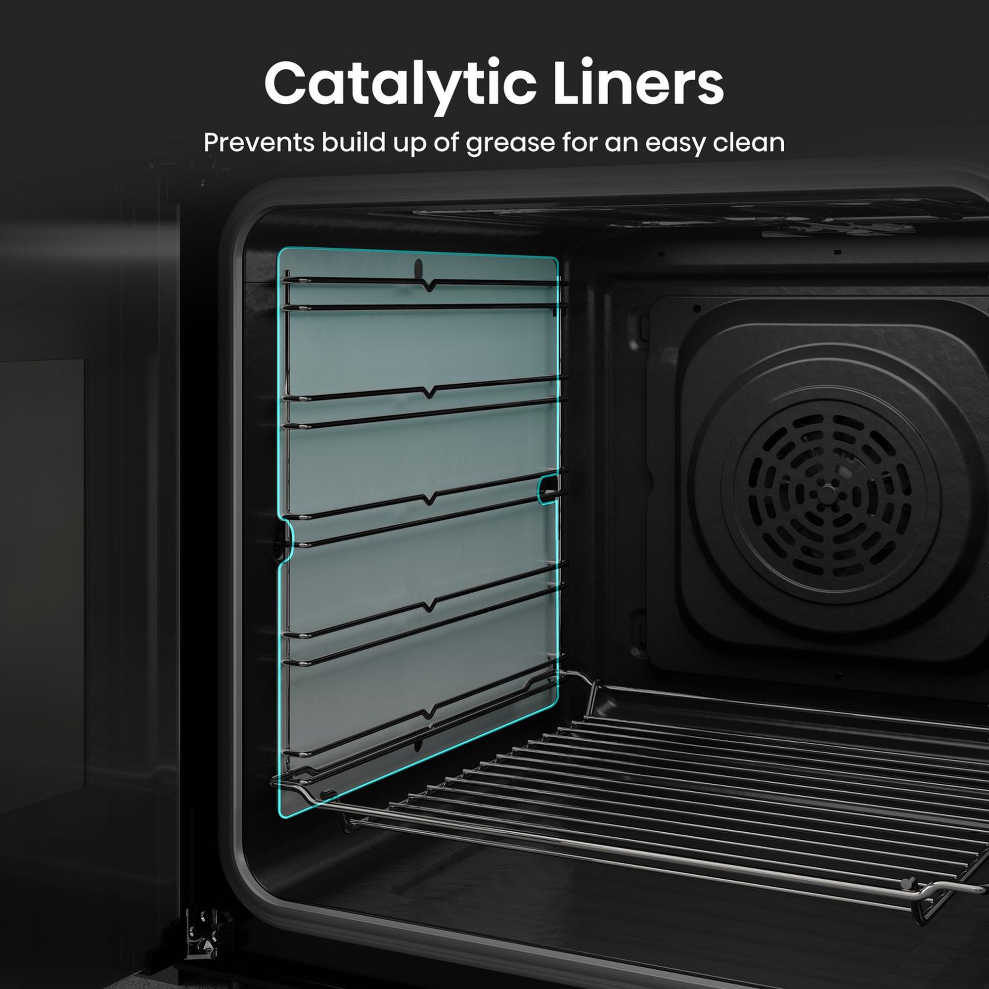 Hisense 50cm Freestanding Ceramic Cooker HDCEC5C10B - Black Hisense 50cm Freestanding Ceramic Cooker HDCEC5C10B - Black