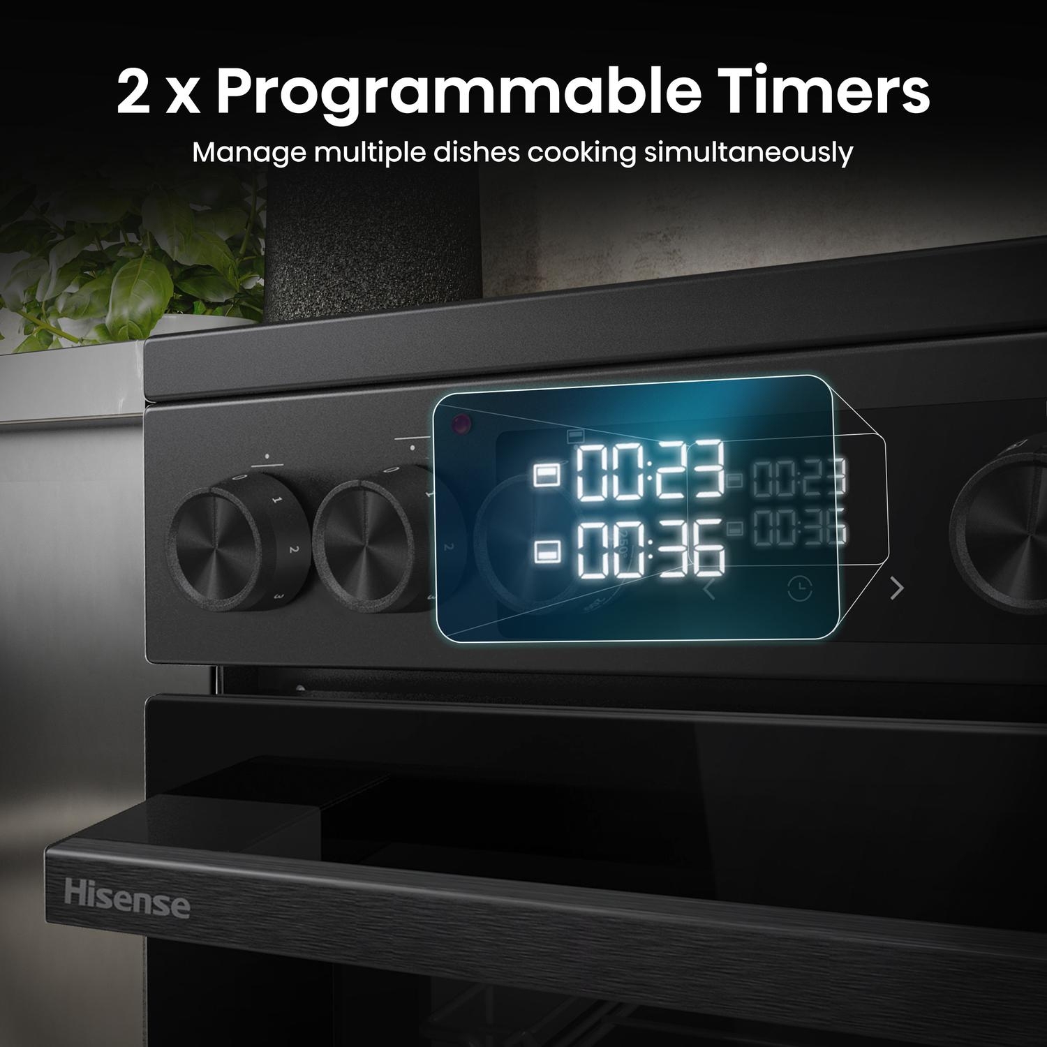 Hisense 50cm Freestanding Ceramic Cooker HDCEC5C10B - Black Hisense 50cm Freestanding Ceramic Cooker HDCEC5C10B - Black