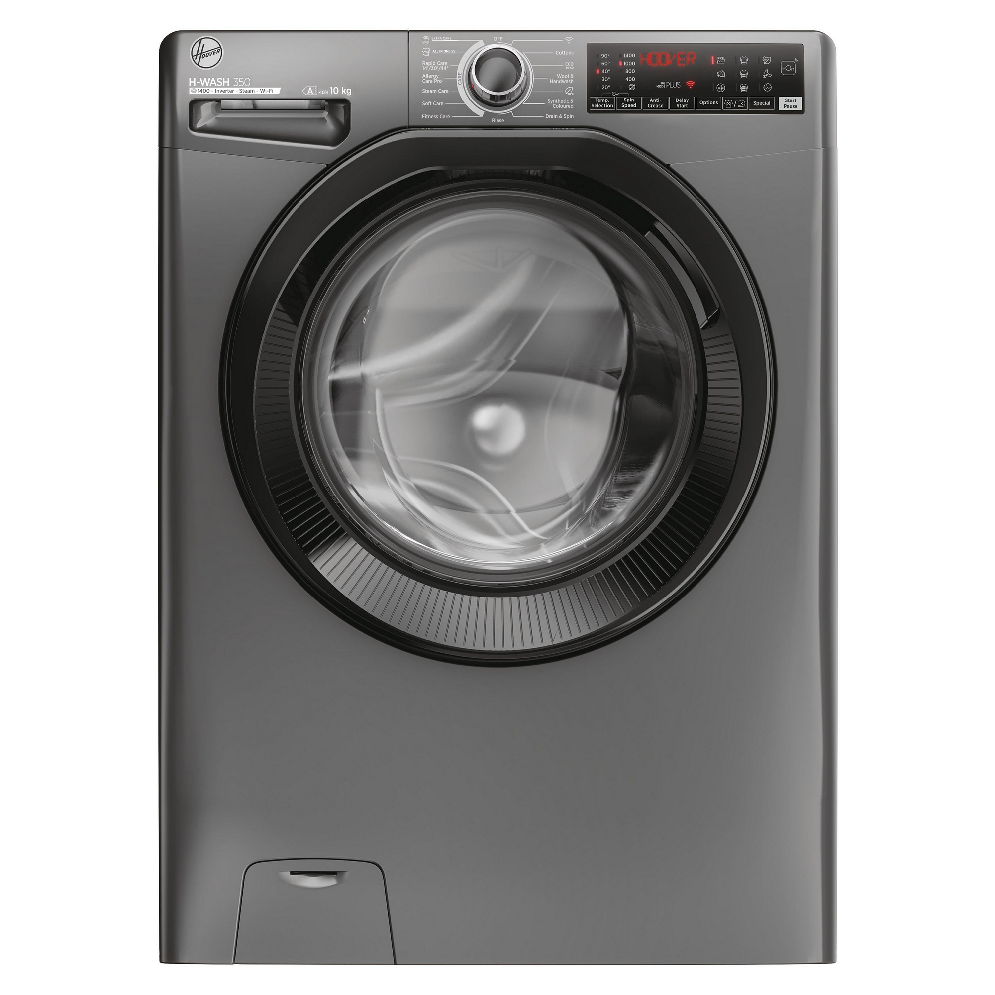 Hoover 10kg Washing Machine 1400rpm H3WPS4106TAMBR - Graphite