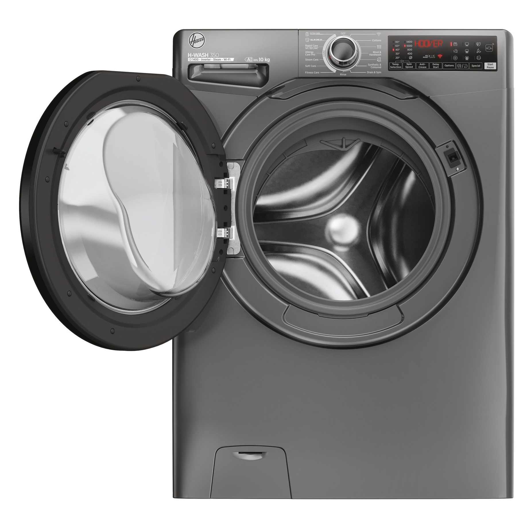 Hoover 10kg Washing Machine 1400rpm H3WPS4106TAMBR - Graphite Hoover 10kg Washing Machine 1400rpm H3WPS4106TAMBR - Graphite