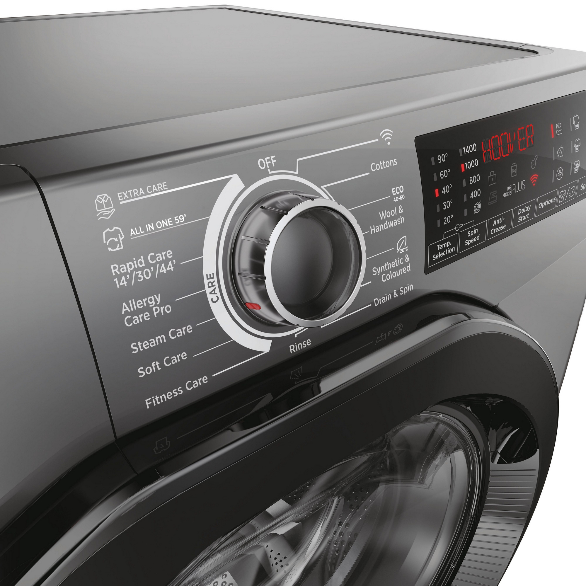 Hoover 10kg Washing Machine 1400rpm H3WPS4106TAMBR - Graphite Hoover 10kg Washing Machine 1400rpm H3WPS4106TAMBR - Graphite