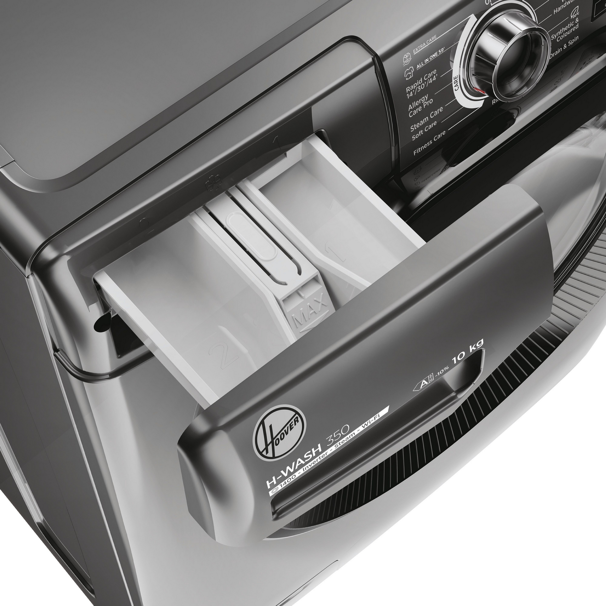 Hoover 10kg Washing Machine 1400rpm H3WPS4106TAMBR - Graphite Hoover 10kg Washing Machine 1400rpm H3WPS4106TAMBR - Graphite