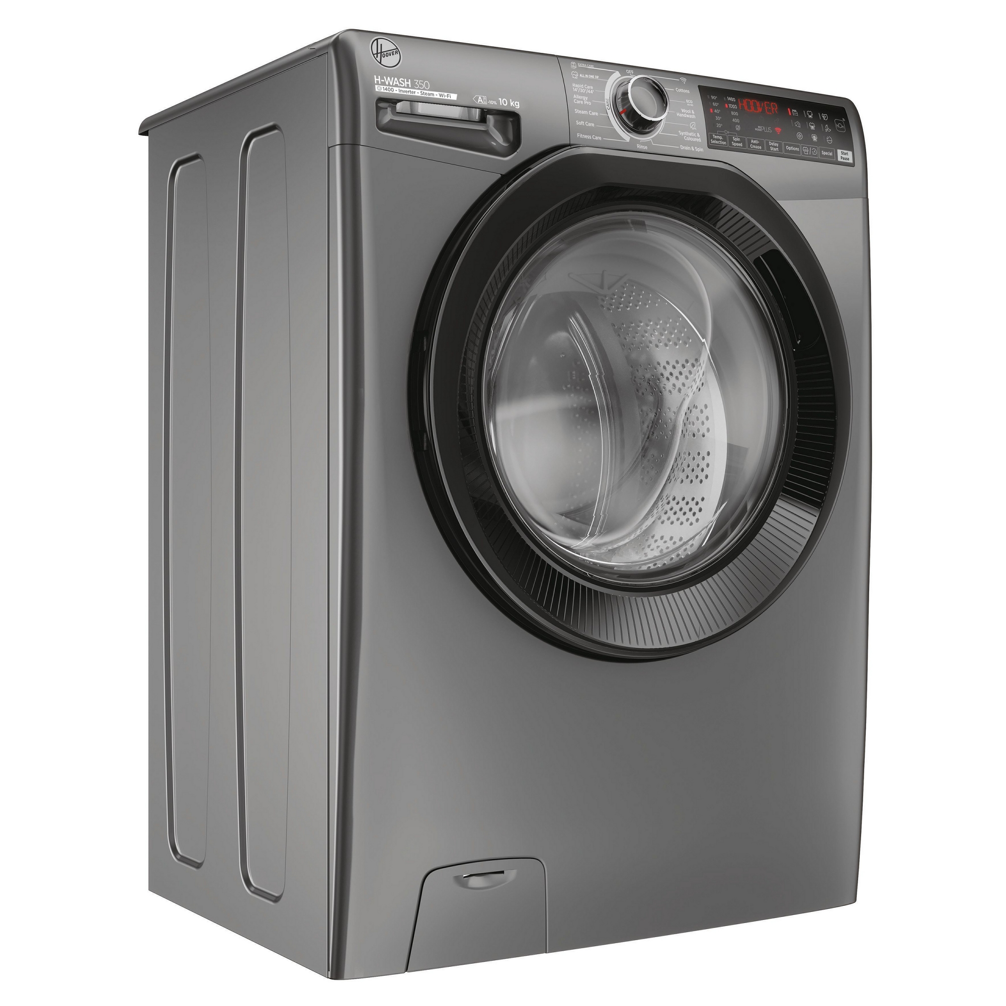 Hoover 10kg Washing Machine 1400rpm H3WPS4106TAMBR - Graphite Hoover 10kg Washing Machine 1400rpm H3WPS4106TAMBR - Graphite