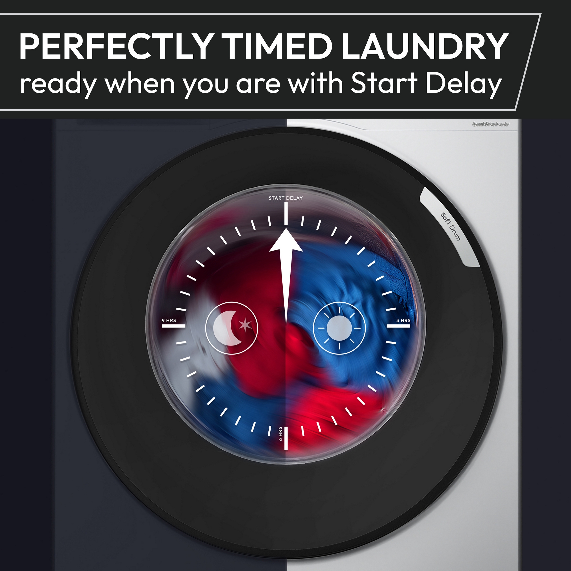 Hoover Series 3 8kg/5kg Washer Dryer HGWD 485S8C-80 - White Hoover Series 3 8kg/5kg Washer Dryer HGWD 485S8C-80 - White
