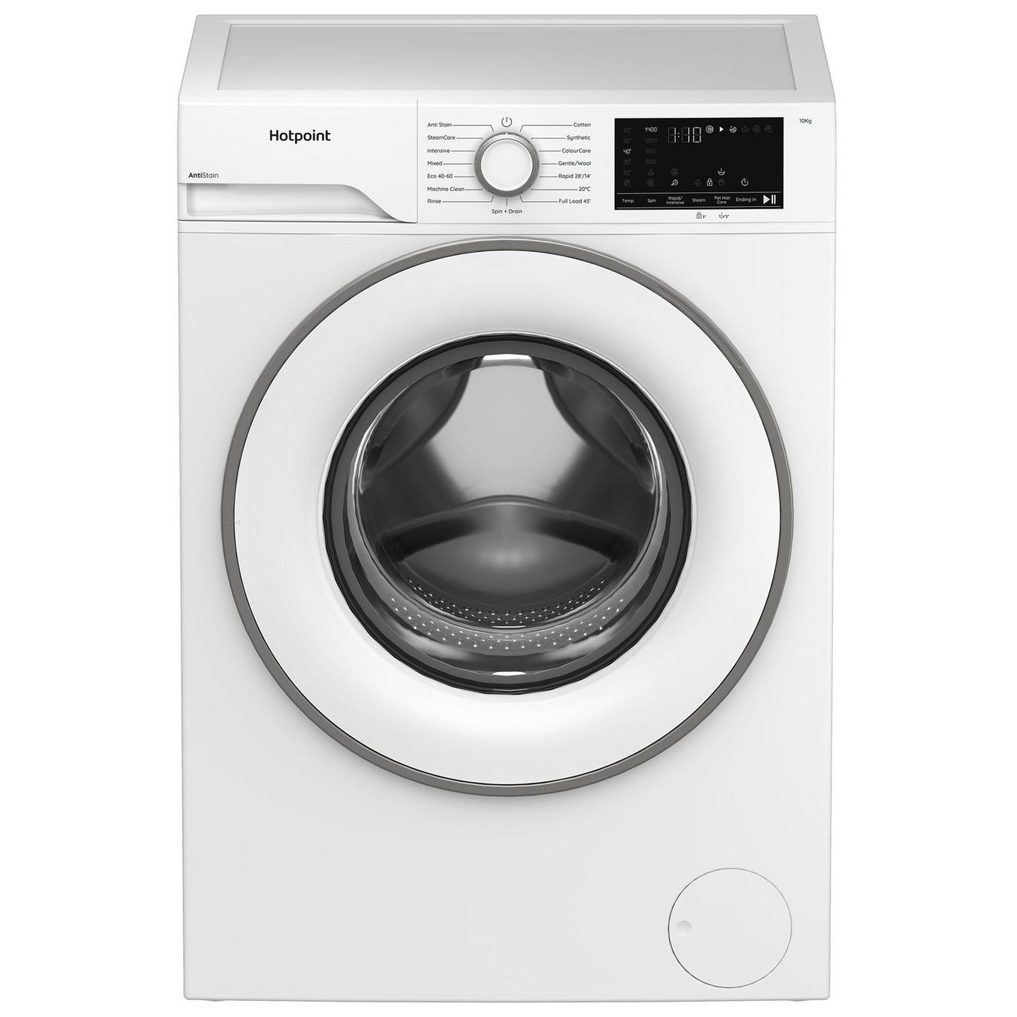 Hotpoint 10kg Freestanding Washing Machine 1400rpm H101ANTISTAIN - White Hotpoint 10kg Freestanding Washing Machine 1400rpm H101ANTISTAIN - White