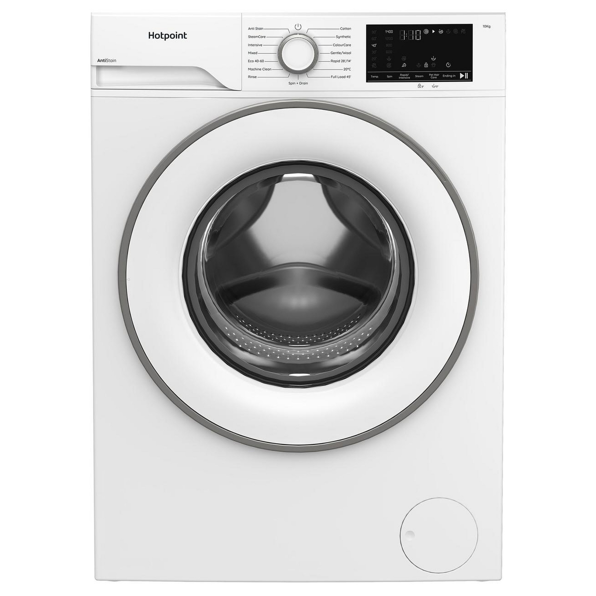 Hotpoint 10kg Freestanding Washing Machine 1400rpm H101ANTISTAIN - White
