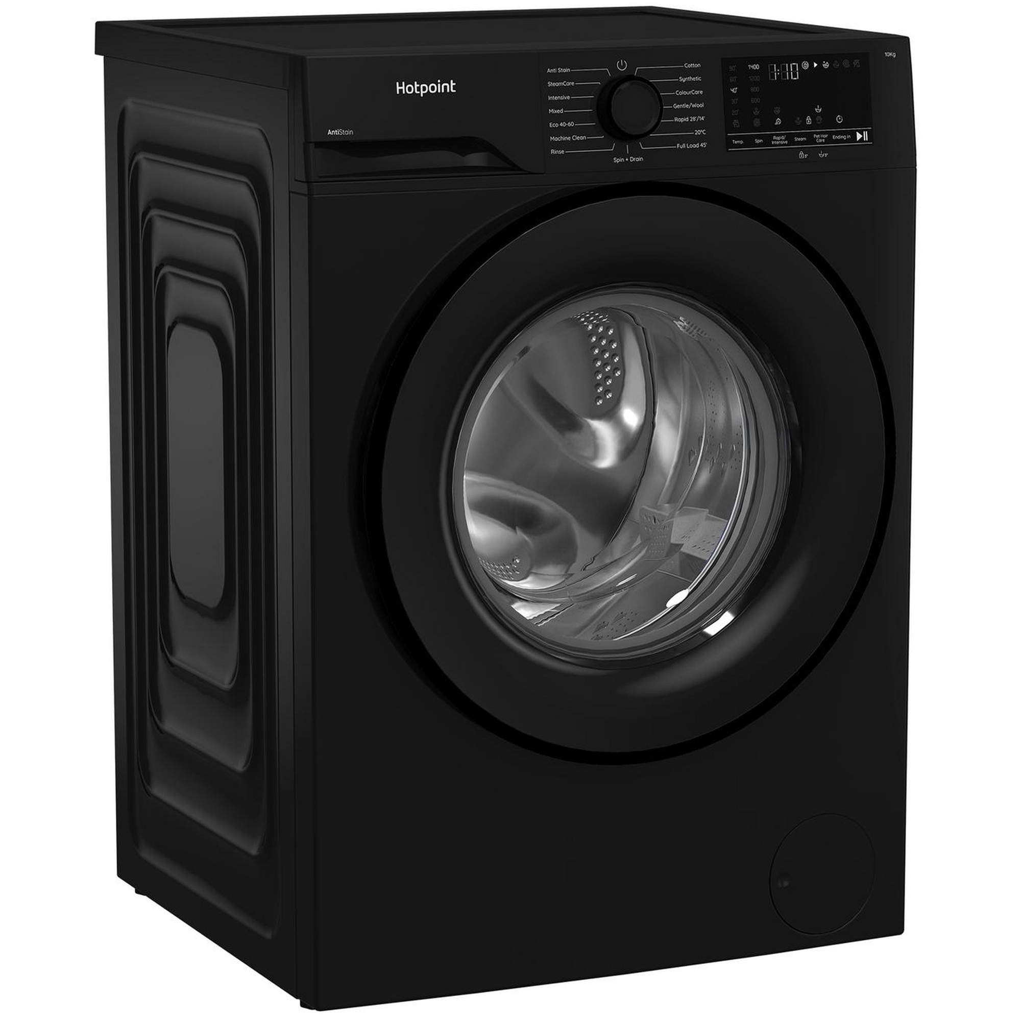 Hotpoint 10kg Freestanding Washing Machine 1400rpm H101BANTISTAIN - Black Hotpoint 10kg Freestanding Washing Machine 1400rpm H101BANTISTAIN - Black