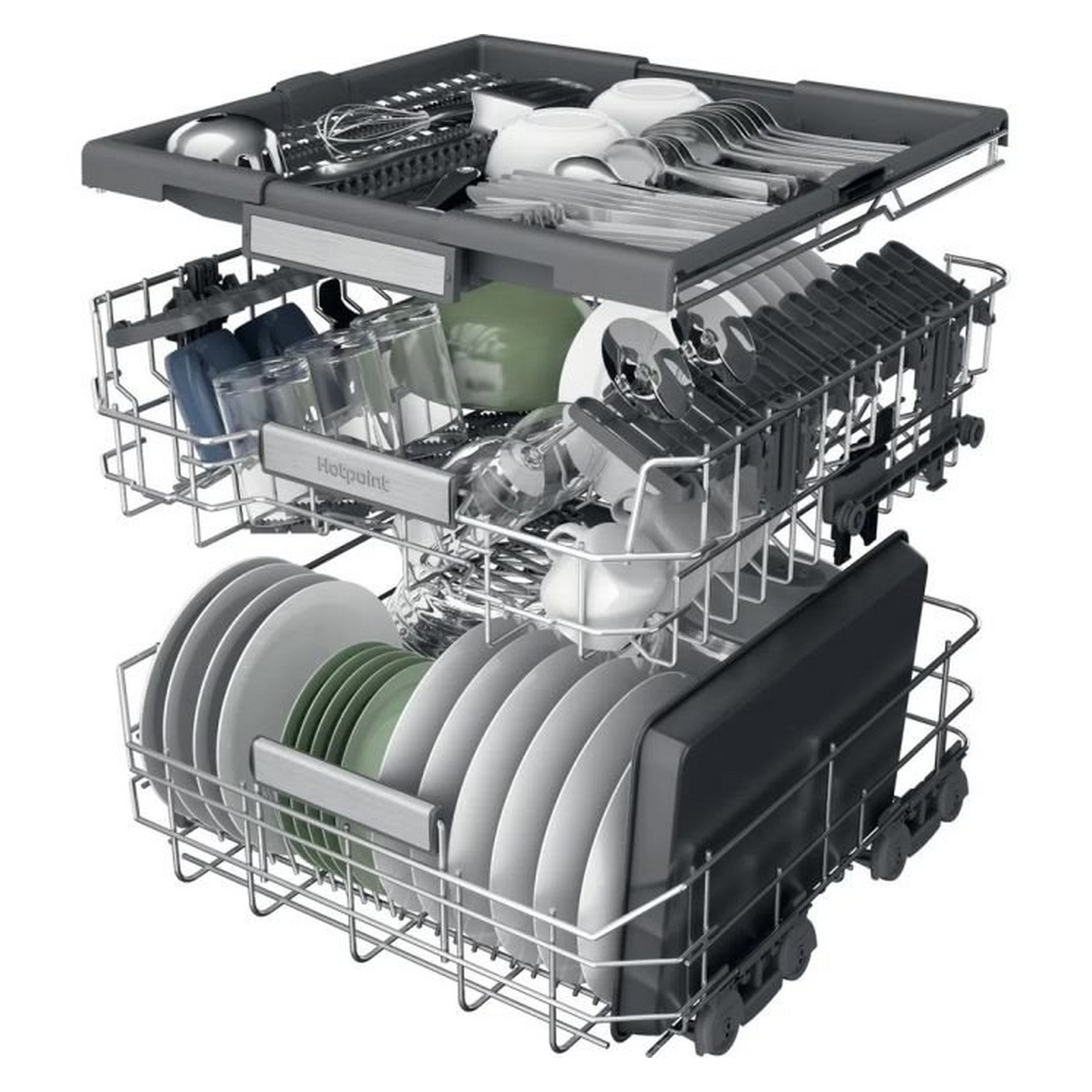 Hotpoint 60cm Freestanding Dishwasher H7F HP43 X UK - Inox Hotpoint 60cm Freestanding Dishwasher H7F HP43 X UK - Inox