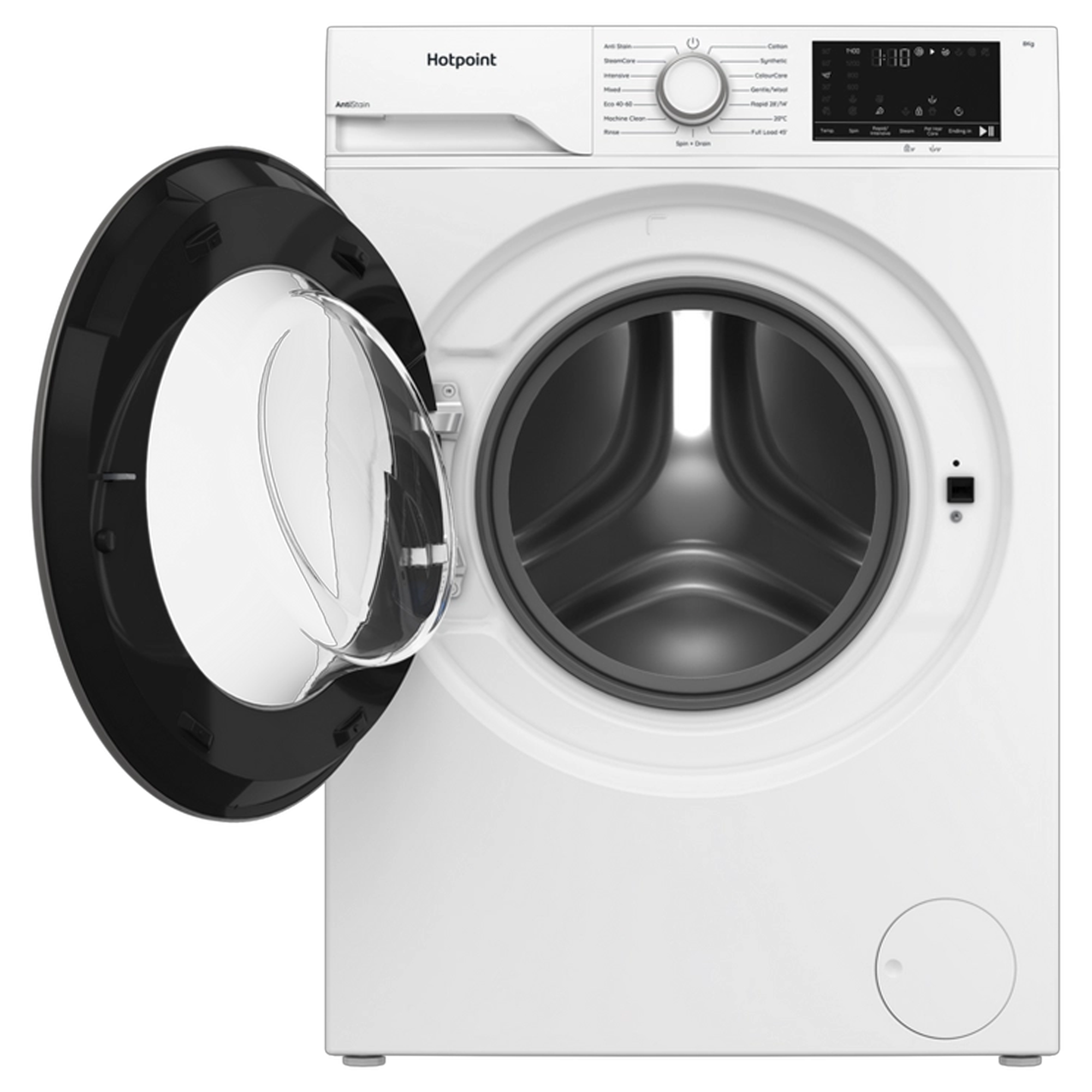 Hotpoint 8kg Freestanding Washing Machine 1400rpm HEV841WUK - White Hotpoint 8kg Freestanding Washing Machine 1400rpm HEV841WUK - White