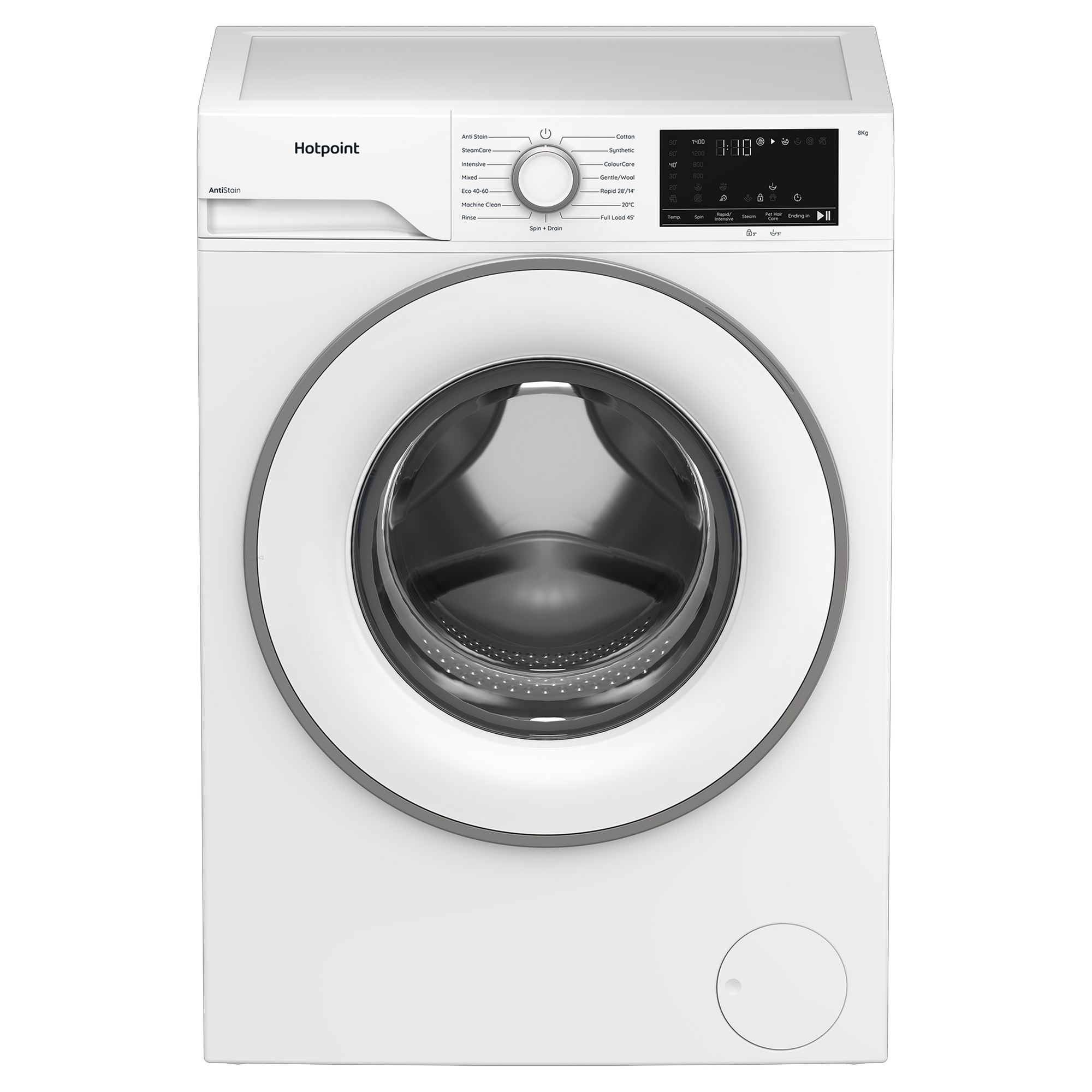 Hotpoint 8kg Freestanding Washing Machine 1400rpm HEV841WUK - White