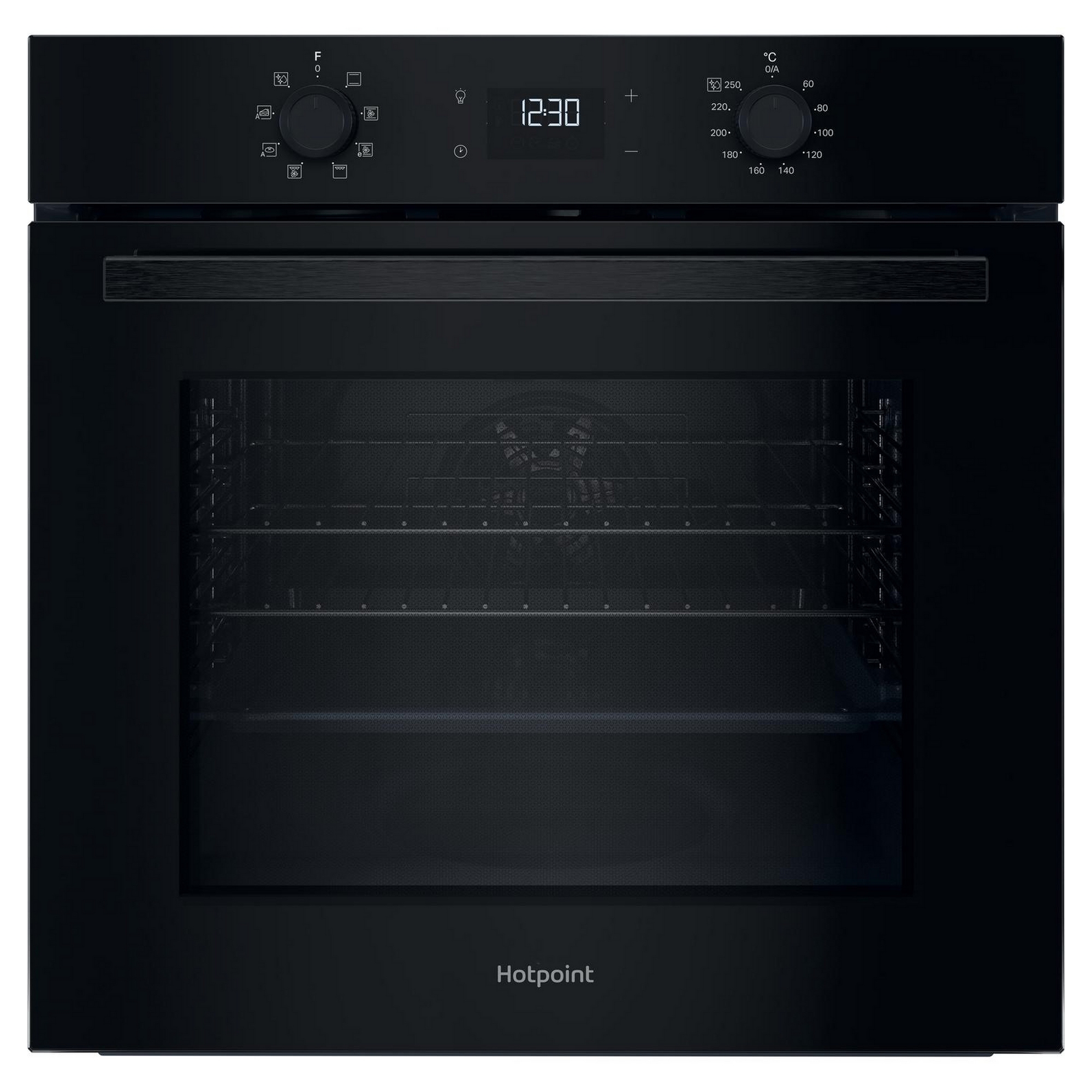 Hotpoint 60cm Built In Multifunction Single Oven HO455HBUK - Black