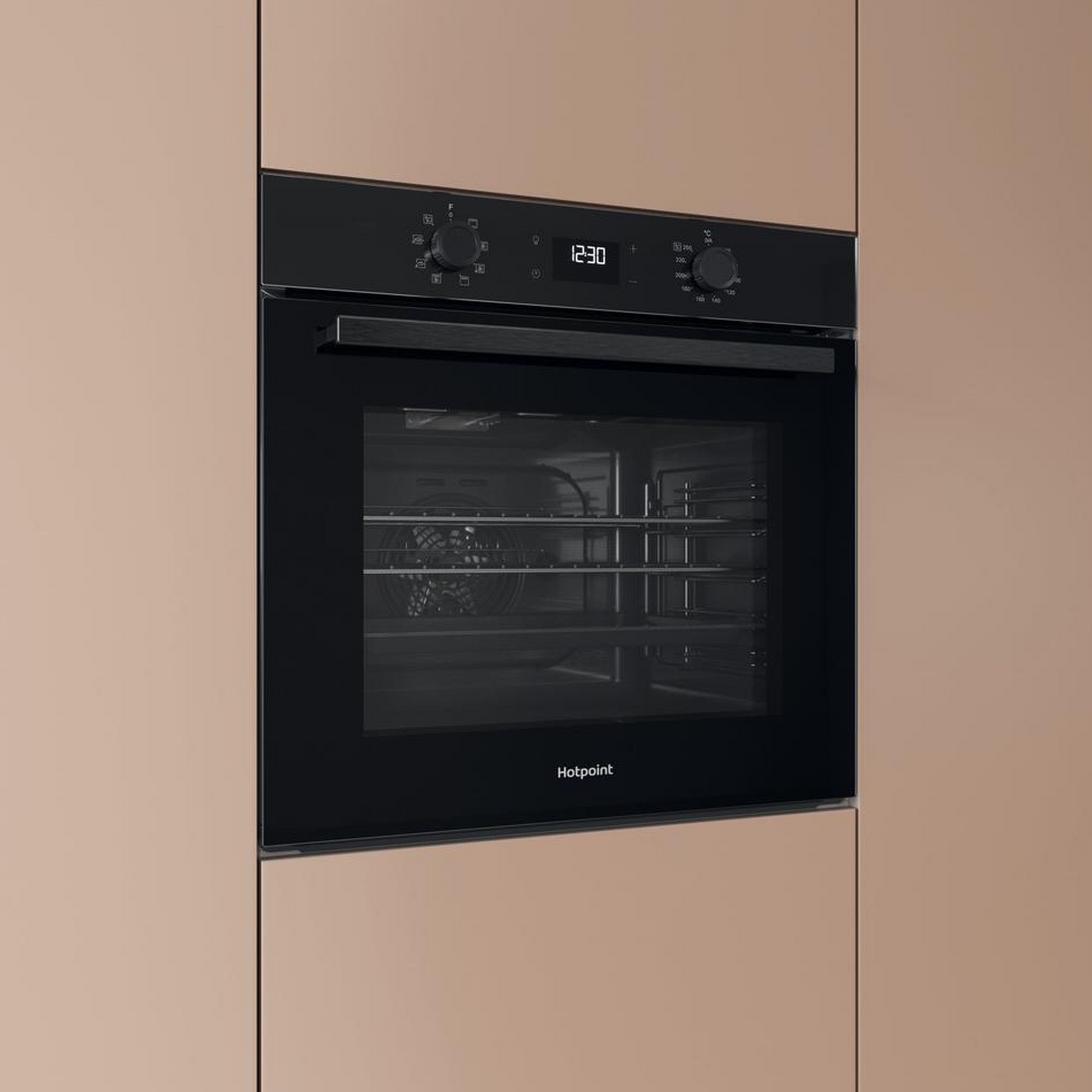 Hotpoint 60cm Built In Multifunction Single Oven HO455HBUK - Black Hotpoint 60cm Built In Multifunction Single Oven HO455HBUK - Black