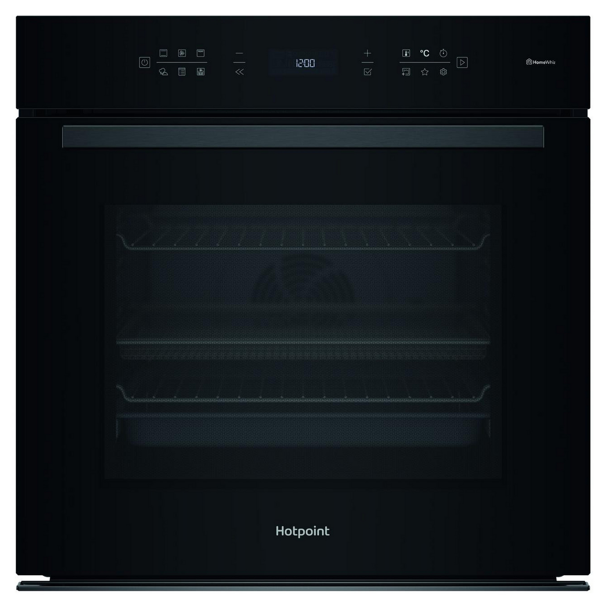 Hotpoint Pyrolytic Multifunction Single Oven HOI68PT1SBUKC - Black