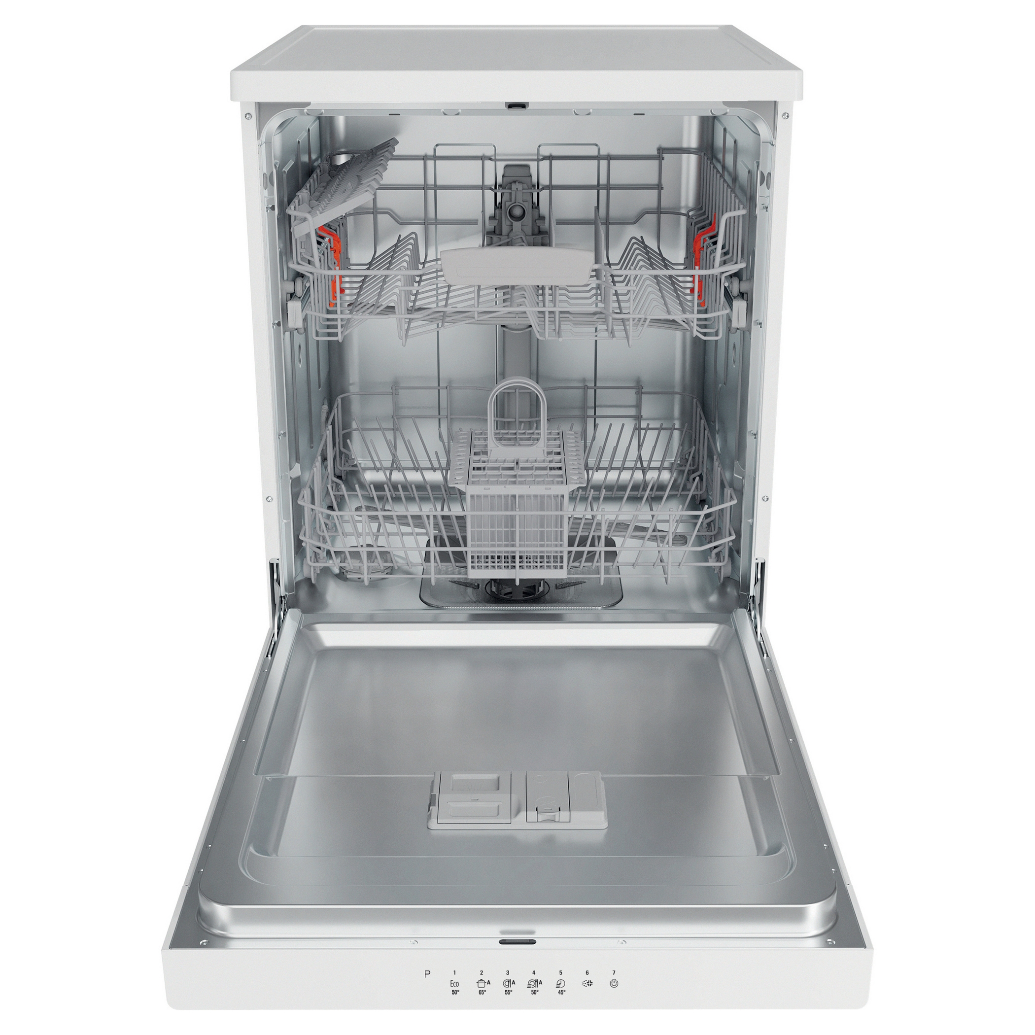 Hotpoint 60cm Freestanding Dishwasher HP2FFC14BN6WUK - White Hotpoint 60cm Freestanding Dishwasher HP2FFC14BN6WUK - White