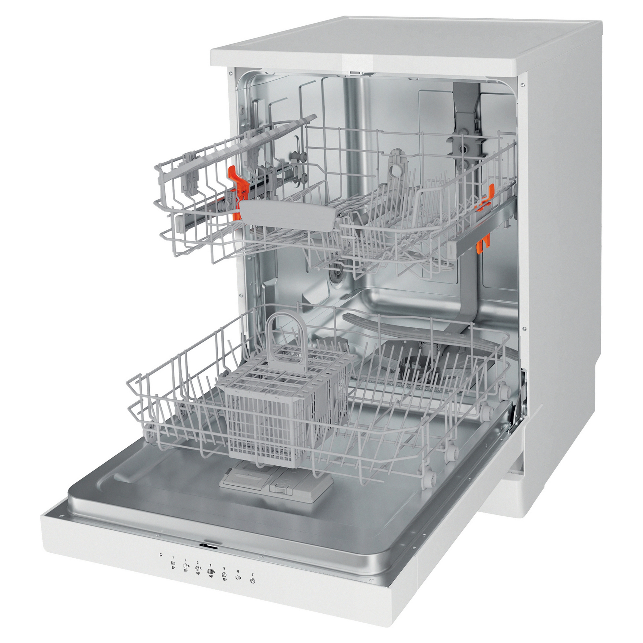 Hotpoint 60cm Freestanding Dishwasher HP2FFC14BN6WUK - White Hotpoint 60cm Freestanding Dishwasher HP2FFC14BN6WUK - White