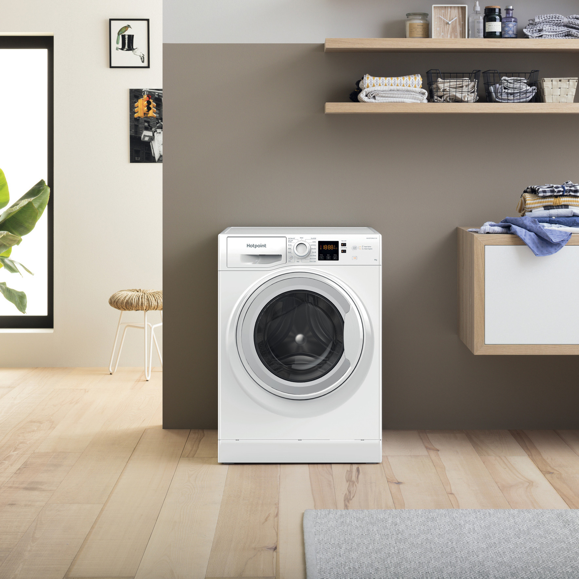 Hotpoint 9kg Freestanding Washing Machine 1400rpm NSWF946WUK - White Hotpoint 9kg Freestanding Washing Machine 1400rpm NSWF946WUK - White