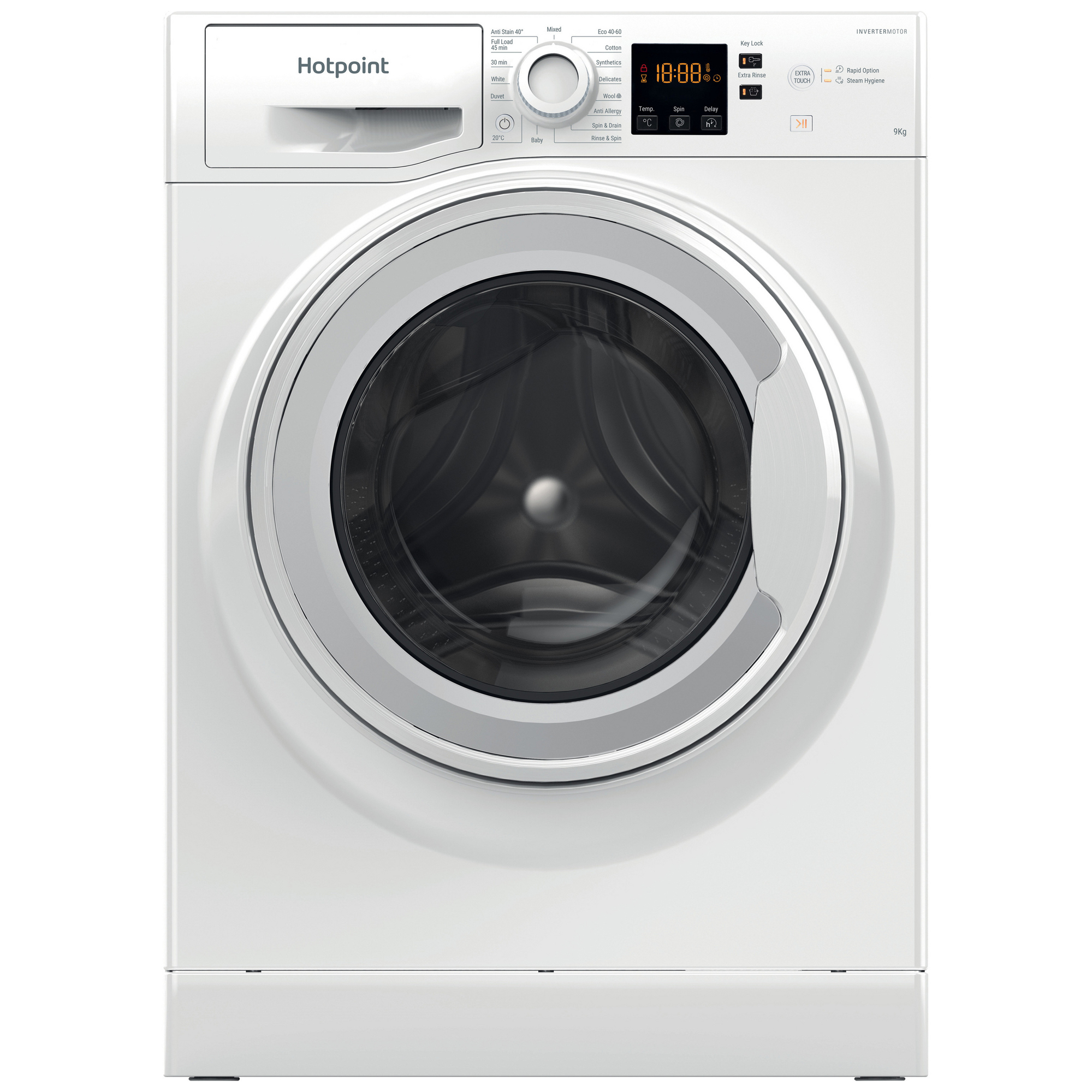 Hotpoint 9kg Freestanding Washing Machine 1400rpm NSWF946WUK  - White