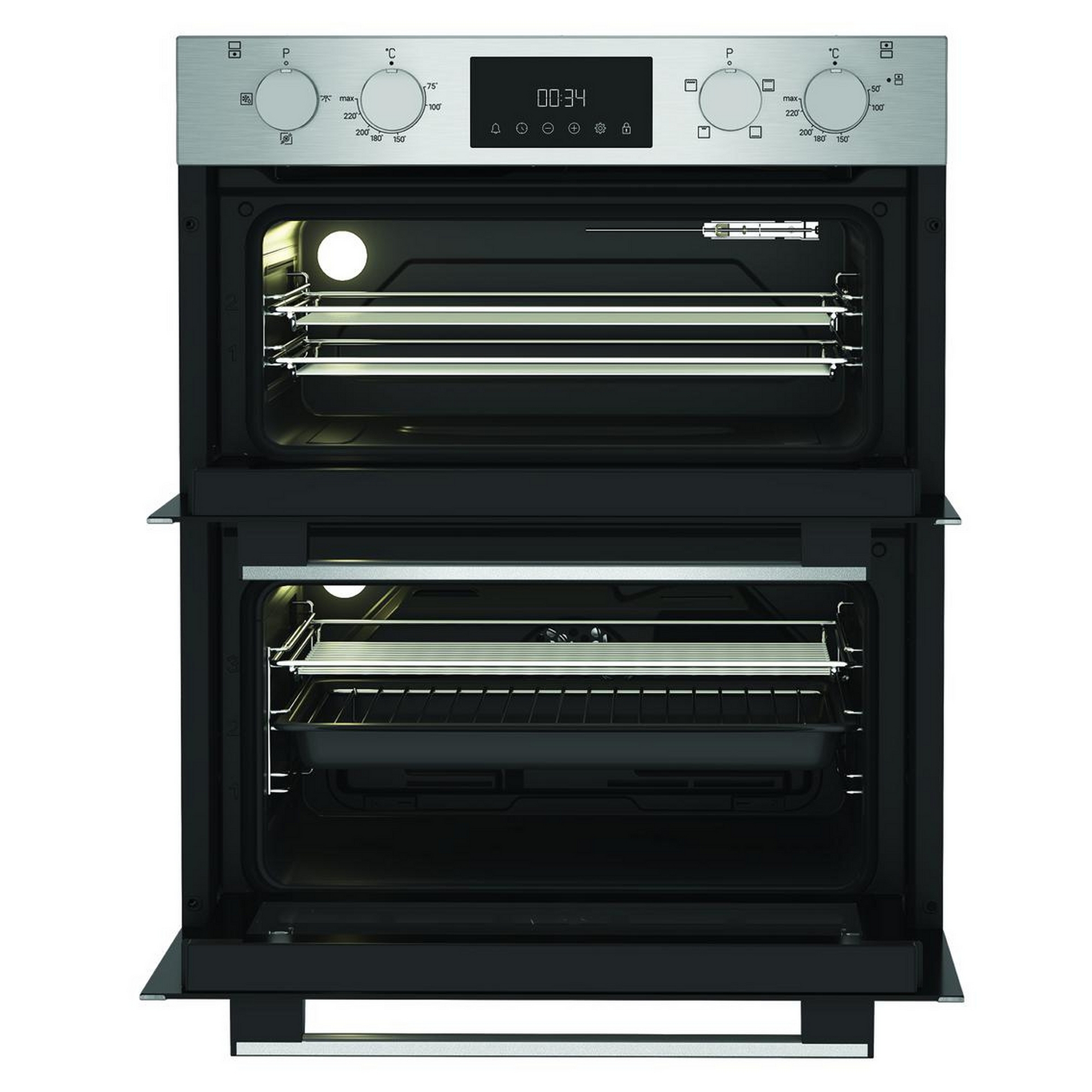 Hotpoint Built Under Electric Double Oven DUH10DIX - Stainless Steel Hotpoint Built Under Electric Double Oven DUH10DIX - Stainless Steel