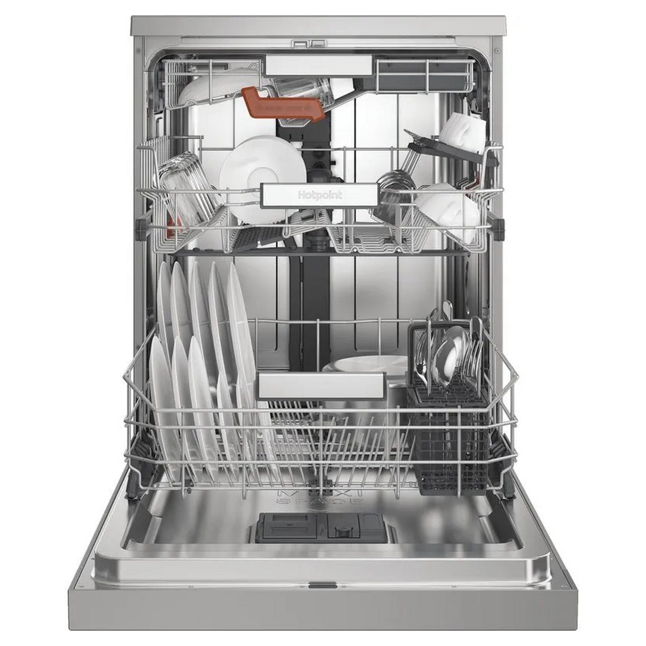 Hotpoint 60cm Freestanding Dishwasher H8F HP51X UK - Stainless Steel Hotpoint 60cm Freestanding Dishwasher H8F HP51X UK - Stainless Steel