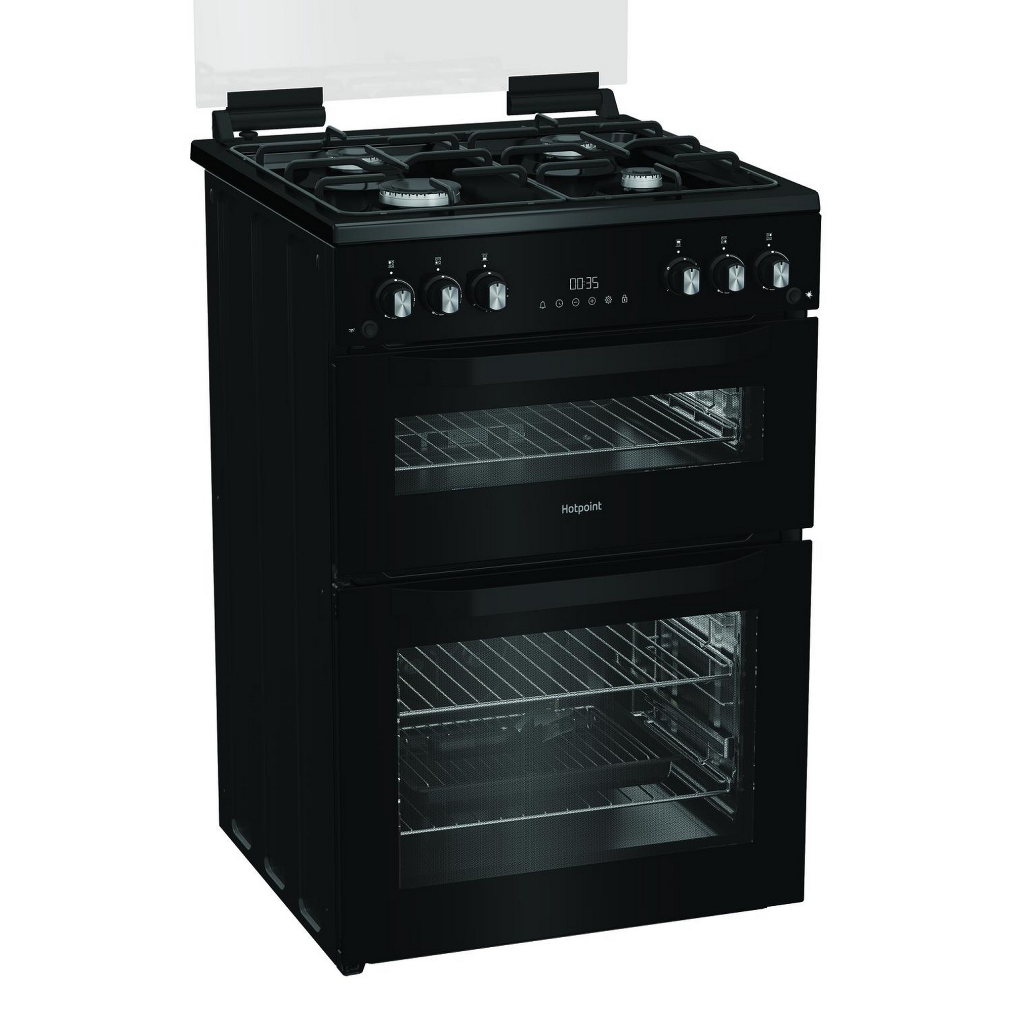 Hotpoint 60cm Freestanding Gas Cooker HDG6GDCB1 - Black Hotpoint 60cm Freestanding Gas Cooker HDG6GDCB1 - Black