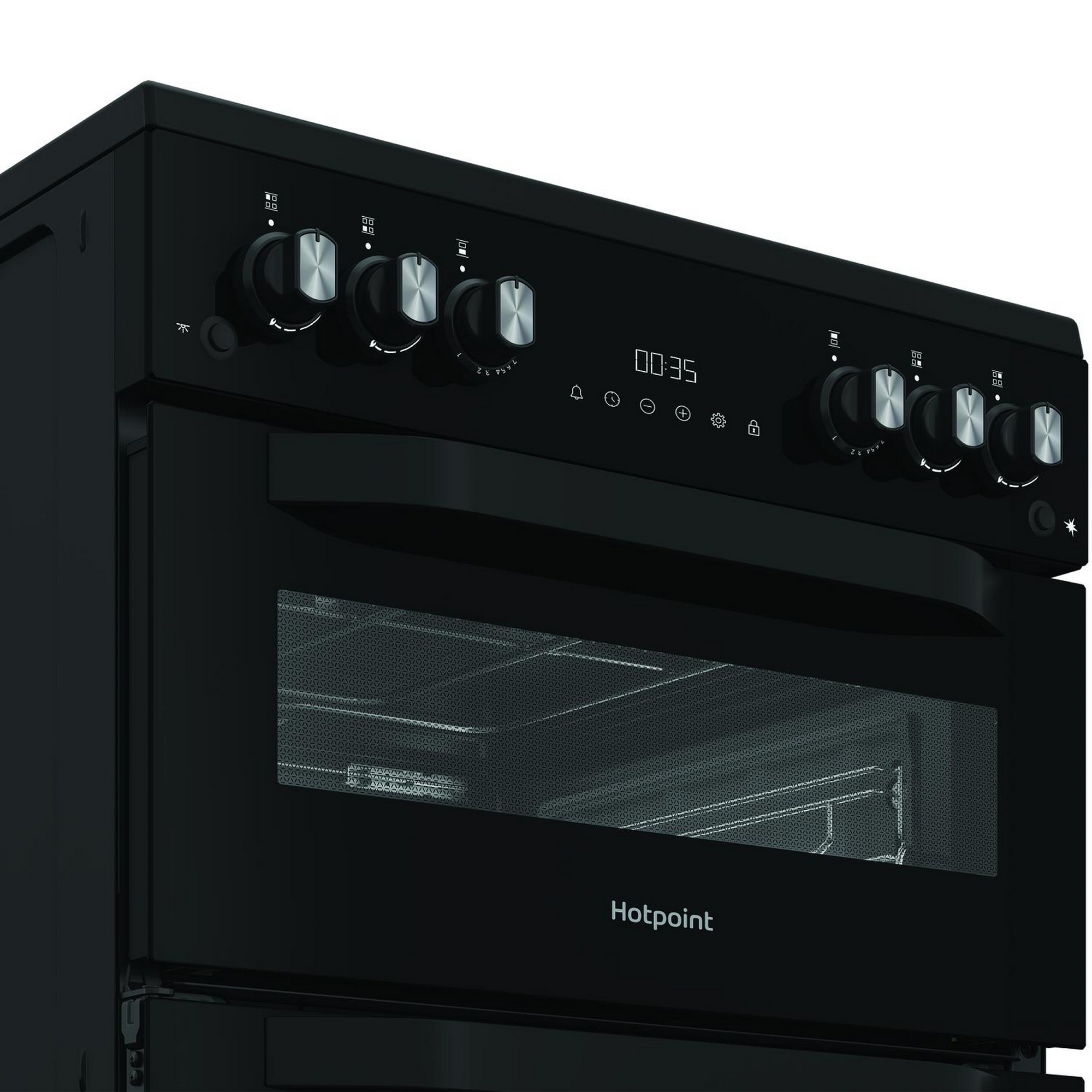 Hotpoint 60cm Freestanding Gas Cooker HDG6GDCB1 - Black Hotpoint 60cm Freestanding Gas Cooker HDG6GDCB1 - Black