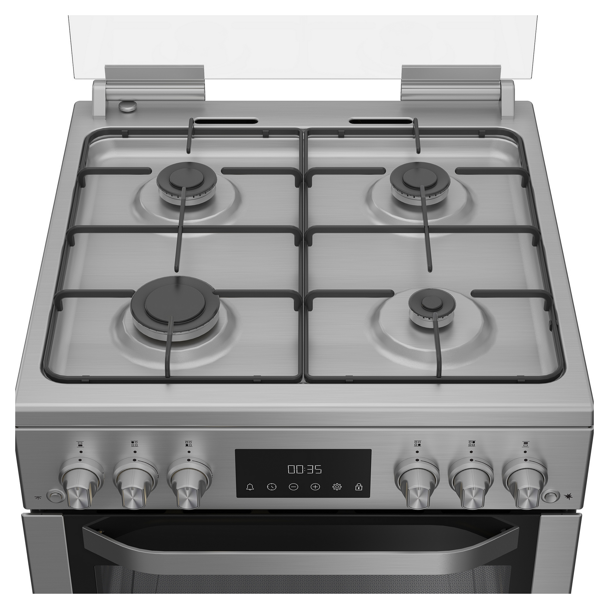 Hotpoint 60cm Freestanding Gas Cooker HDG6GDCX - Stainless Steel Hotpoint 60cm Freestanding Gas Cooker HDG6GDCX - Stainless Steel