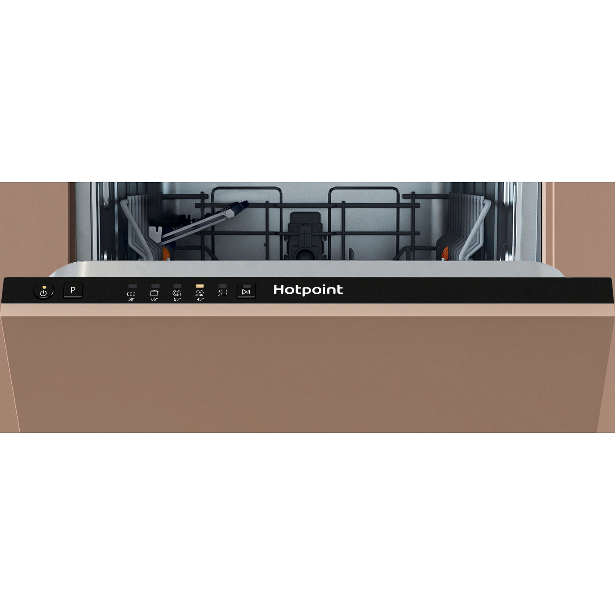 Hotpoint 45cm Integrated Slimline Dishwasher HP2ID10CS80UK Hotpoint 45cm Integrated Slimline Dishwasher HP2ID10CS80UK