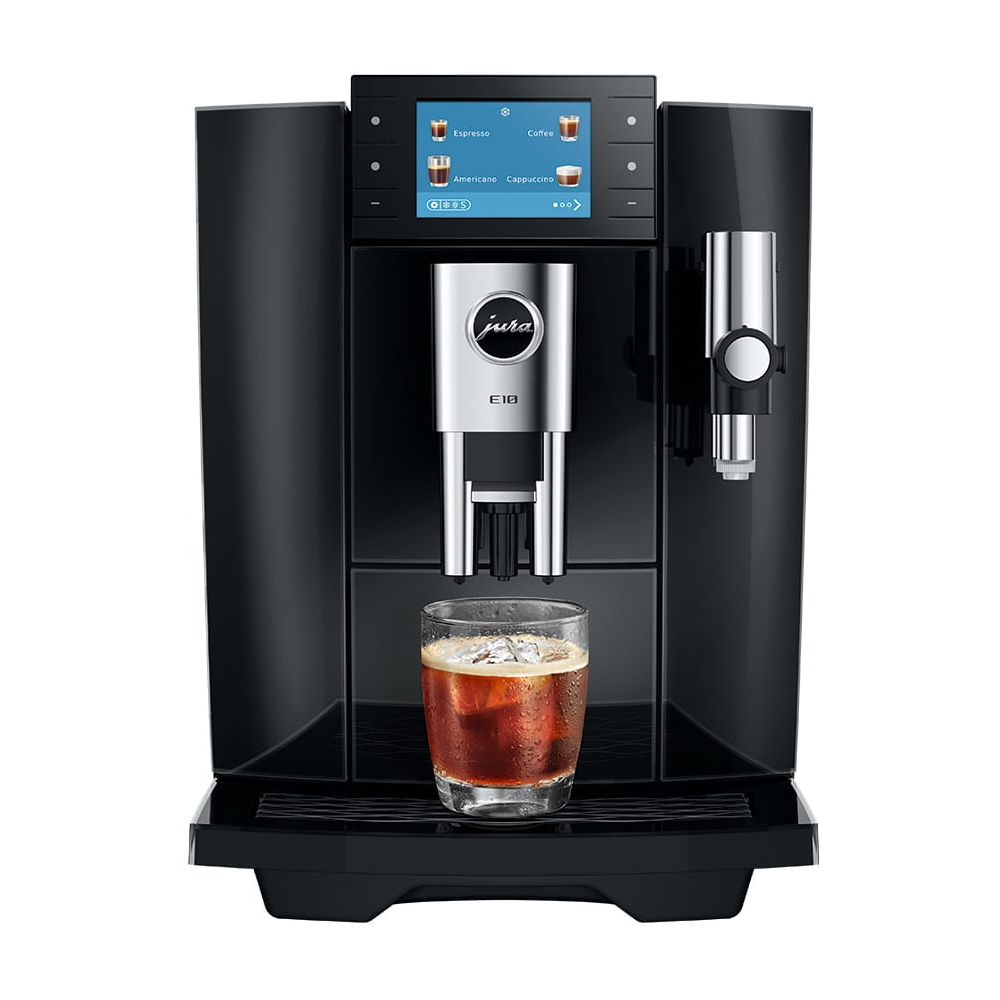 Jura E10 Freestanding Fully Automatic Coffee Machine 15855 - Diamond Black Jura E10 Freestanding Fully Automatic Coffee Machine 15855 - Diamond Black