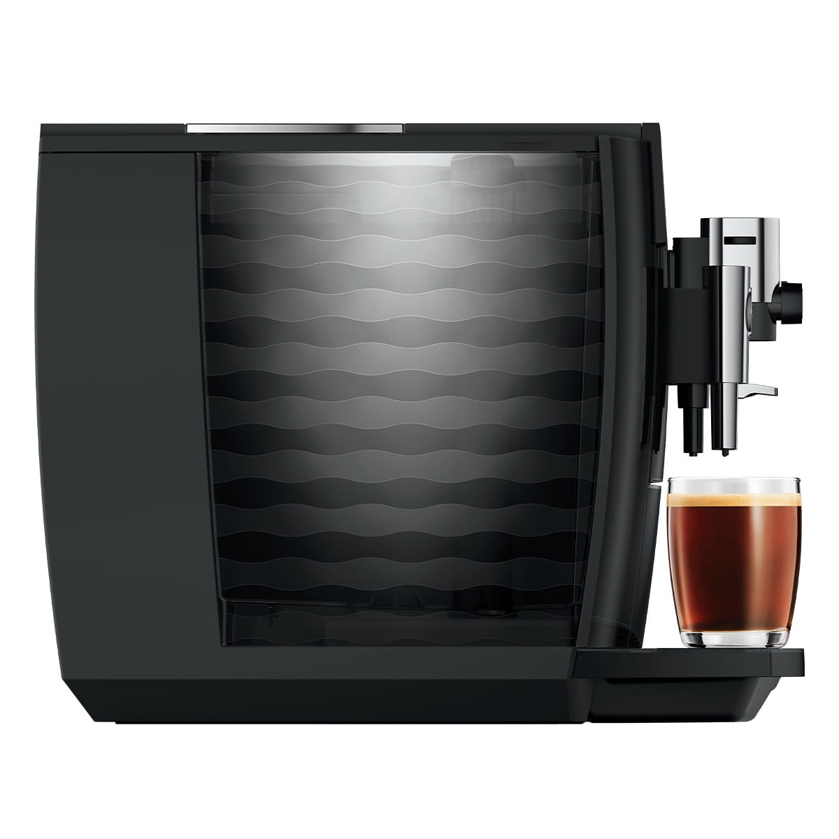 Jura E10 Freestanding Fully Automatic Coffee Machine 15855 - Diamond Black Jura E10 Freestanding Fully Automatic Coffee Machine 15855 - Diamond Black