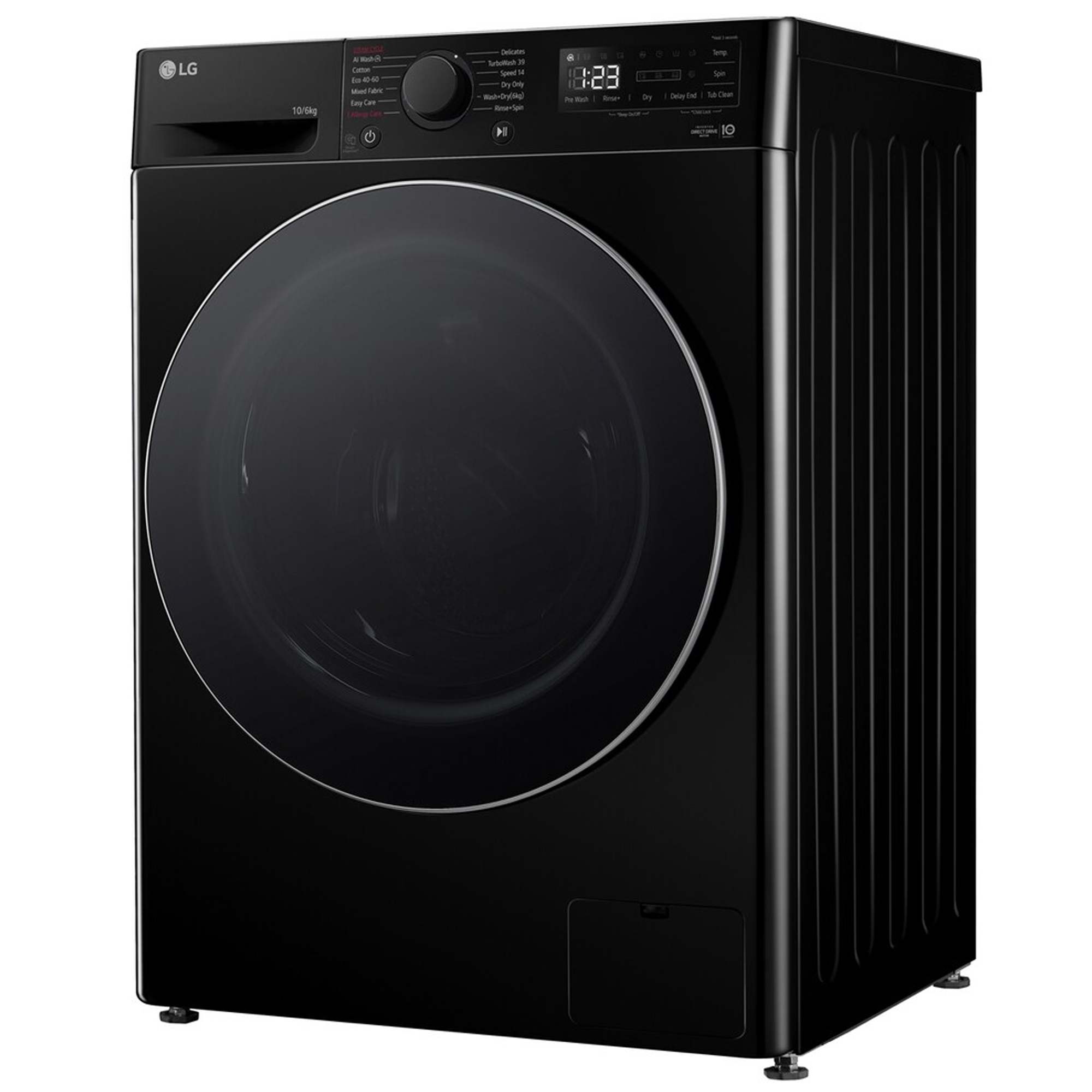 LG Series 4 Pro AI Direct Drive Freestanding Washer Dryer 1400rpm FWY706NCTN1 - Black LG Series 4 Pro AI Direct Drive Freestanding Washer Dryer 1400rpm FWY706NCTN1 - Black