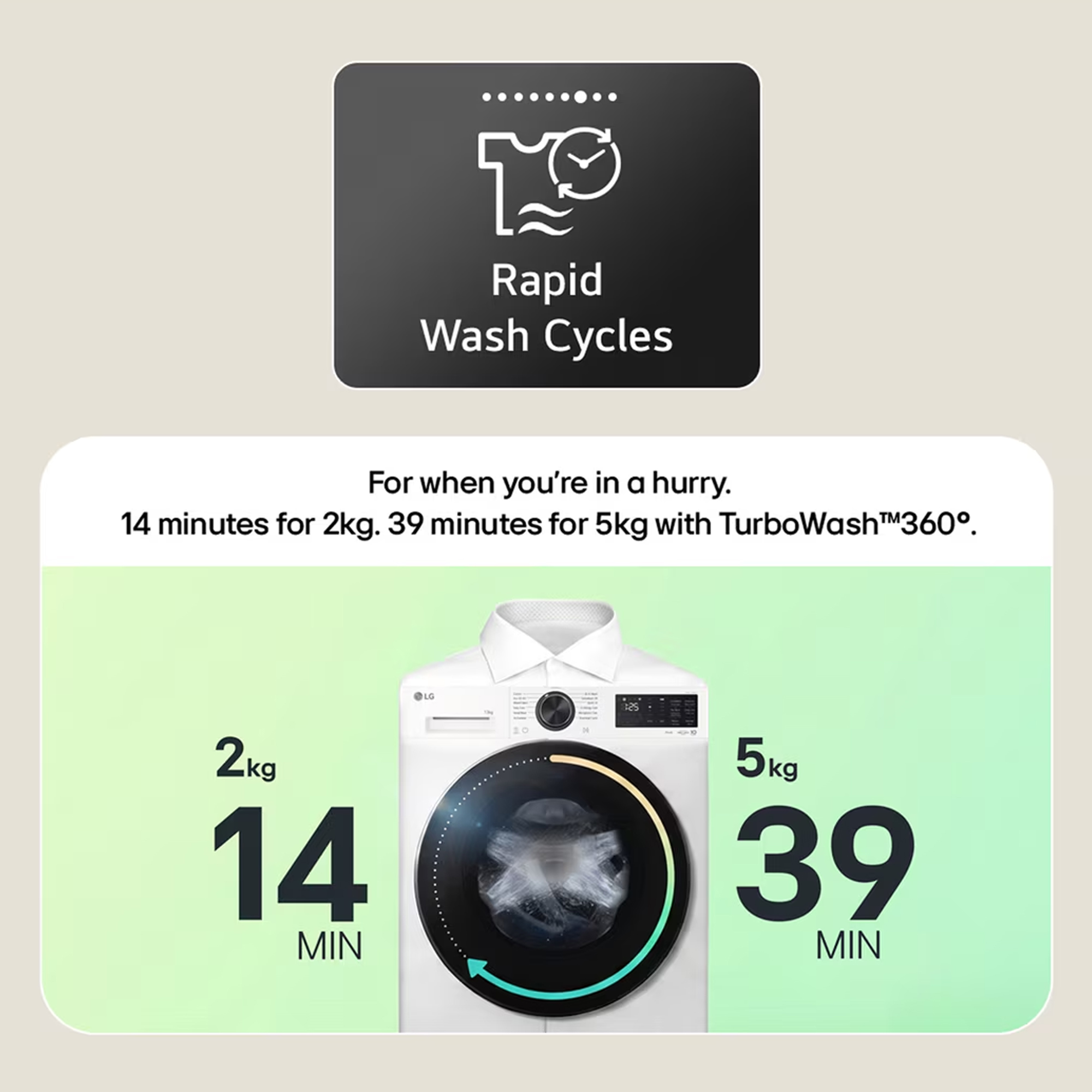 LG Series 4 Pro AI Direct Drive Freestanding Washer Dryer 1400rpm FWY706NCTN1 - Black LG Series 4 Pro AI Direct Drive Freestanding Washer Dryer 1400rpm FWY706NCTN1 - Black