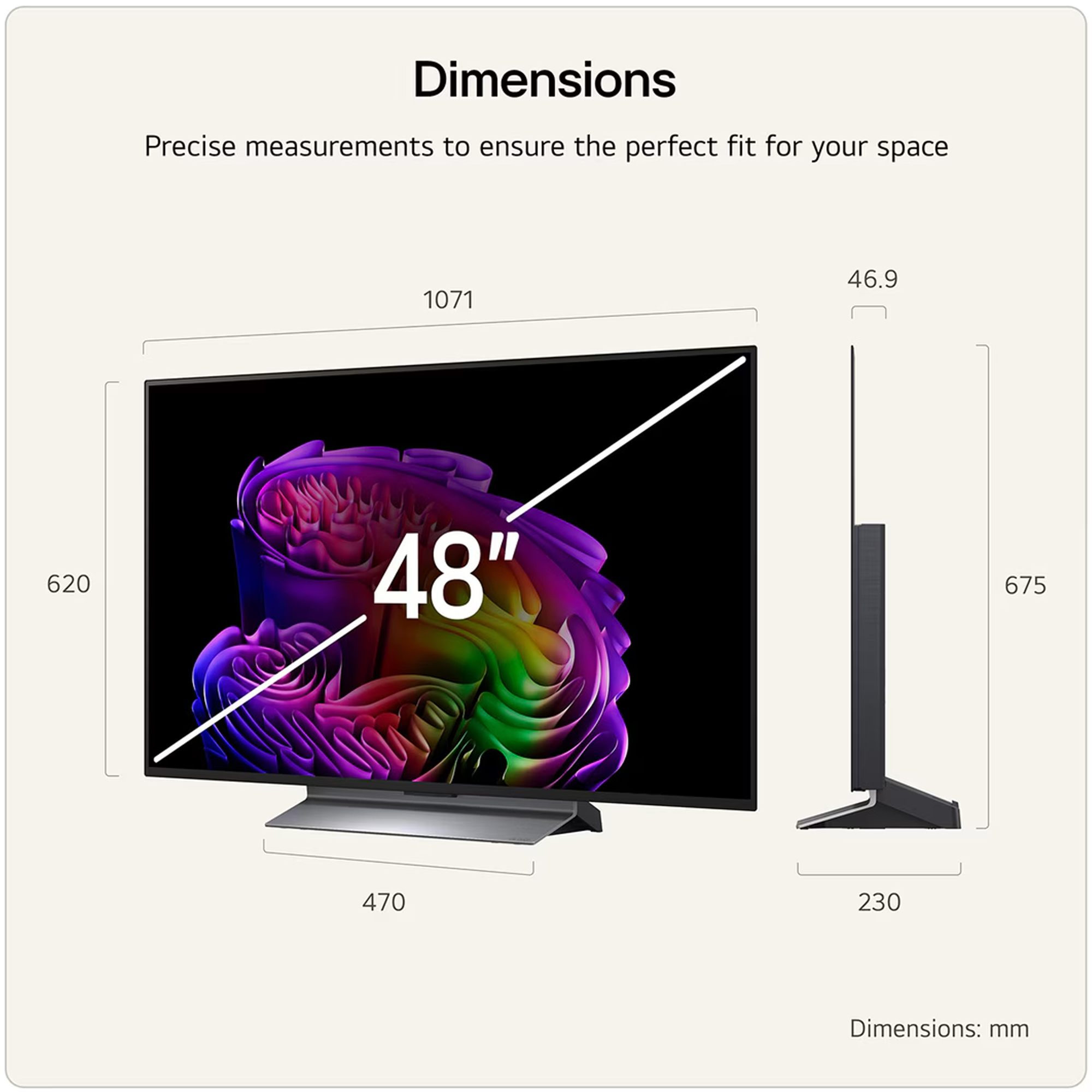 LG 2026 48" Evo AI G6 4K Ultra HD OLED Smart TV OLED48G66LS LG 2026 48" Evo AI G6 4K Ultra HD OLED Smart TV OLED48G66LS