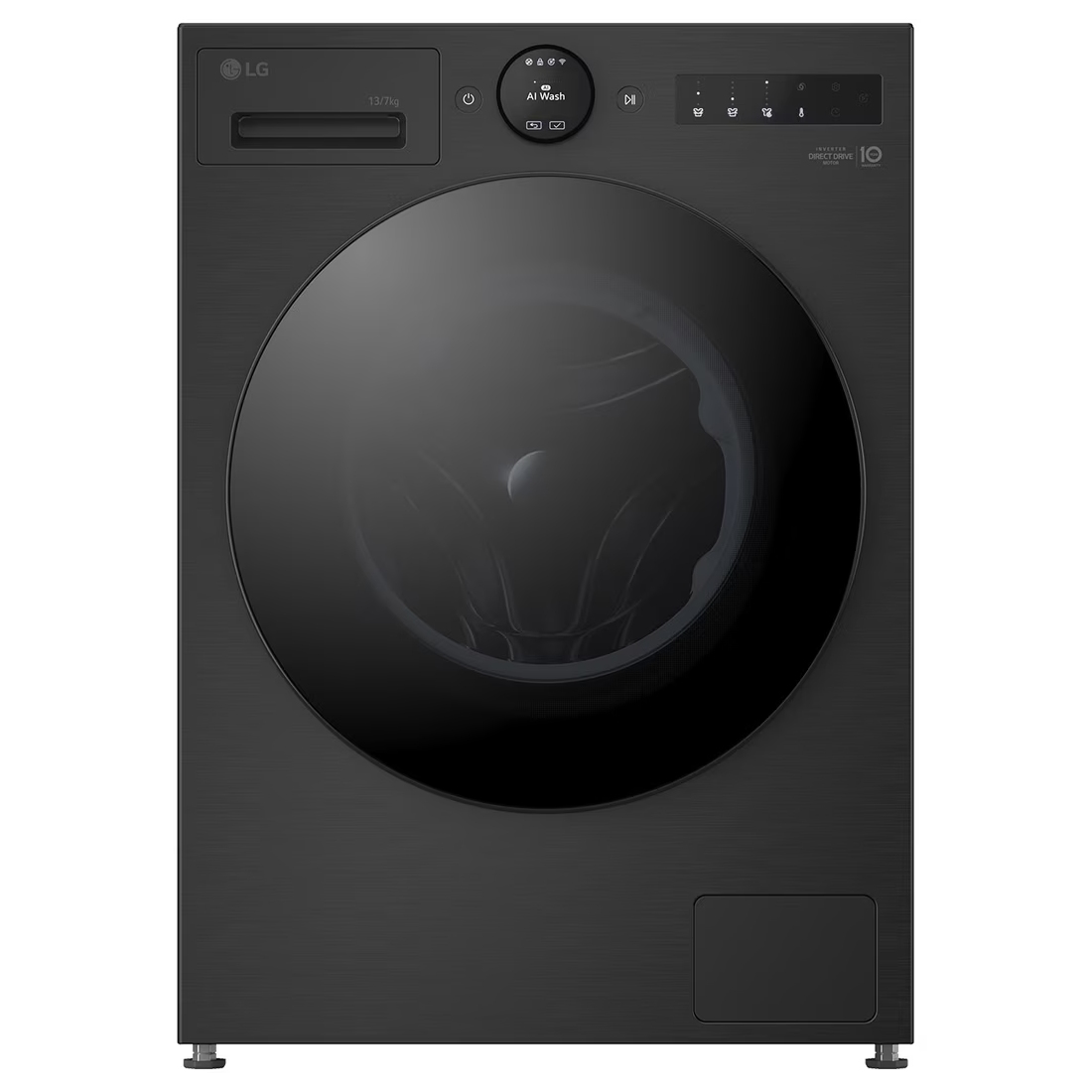 LG Series 7 AI Direct Drive Autodose 13kg Washer Dryer W4X7537TBB - Matte Black