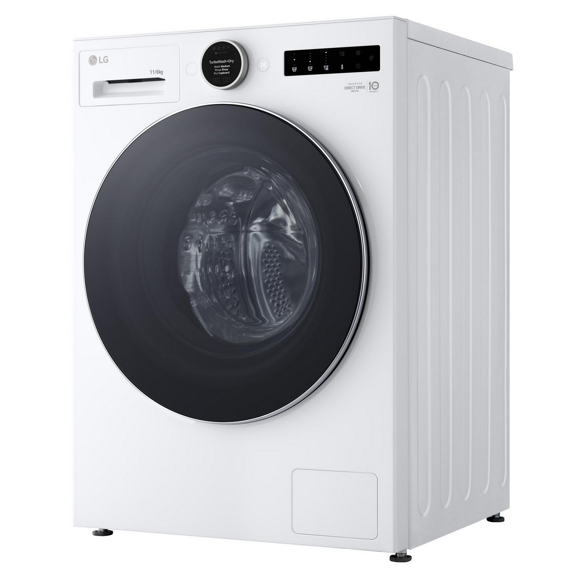 LG Series 10 AI Direct Drive Heat Pump 11kg Washer Dryer WHX9016TLC - White LG Series 10 AI Direct Drive Heat Pump 11kg Washer Dryer WHX9016TLC - White