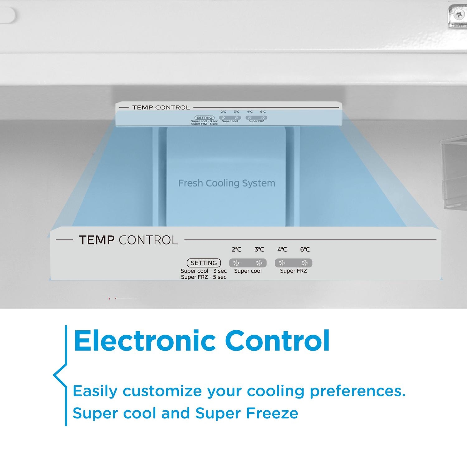Midea 178cm Integrated 70/30 Fridge Freezer MDRE379FGE01D Midea 178cm Integrated 70/30 Fridge Freezer MDRE379FGE01D