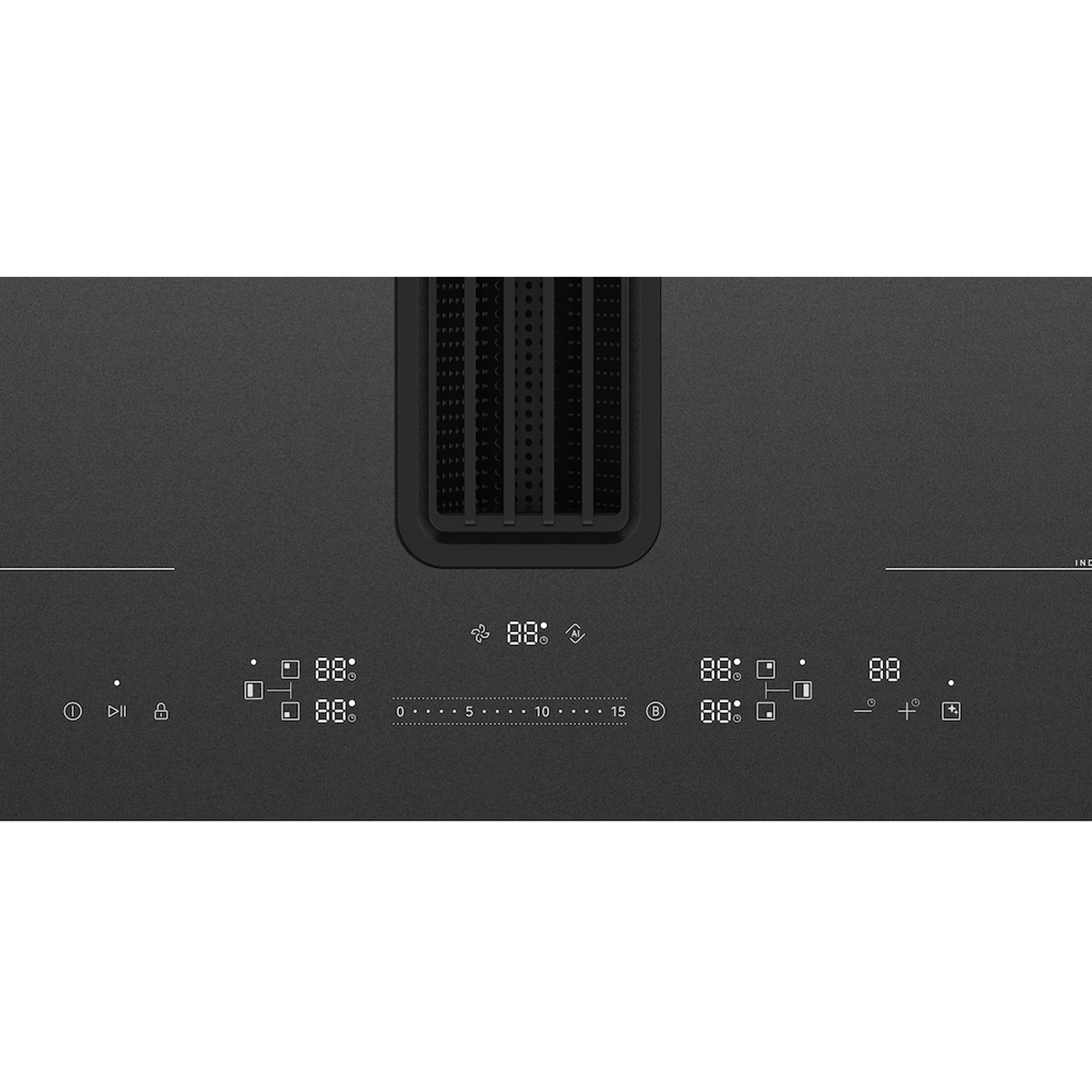 Midea Even Pro 80cm Air Venting Induction Hob MIH7480Y225GKH1 - Black Midea Even Pro 80cm Air Venting Induction Hob MIH7480Y225GKH1 - Black
