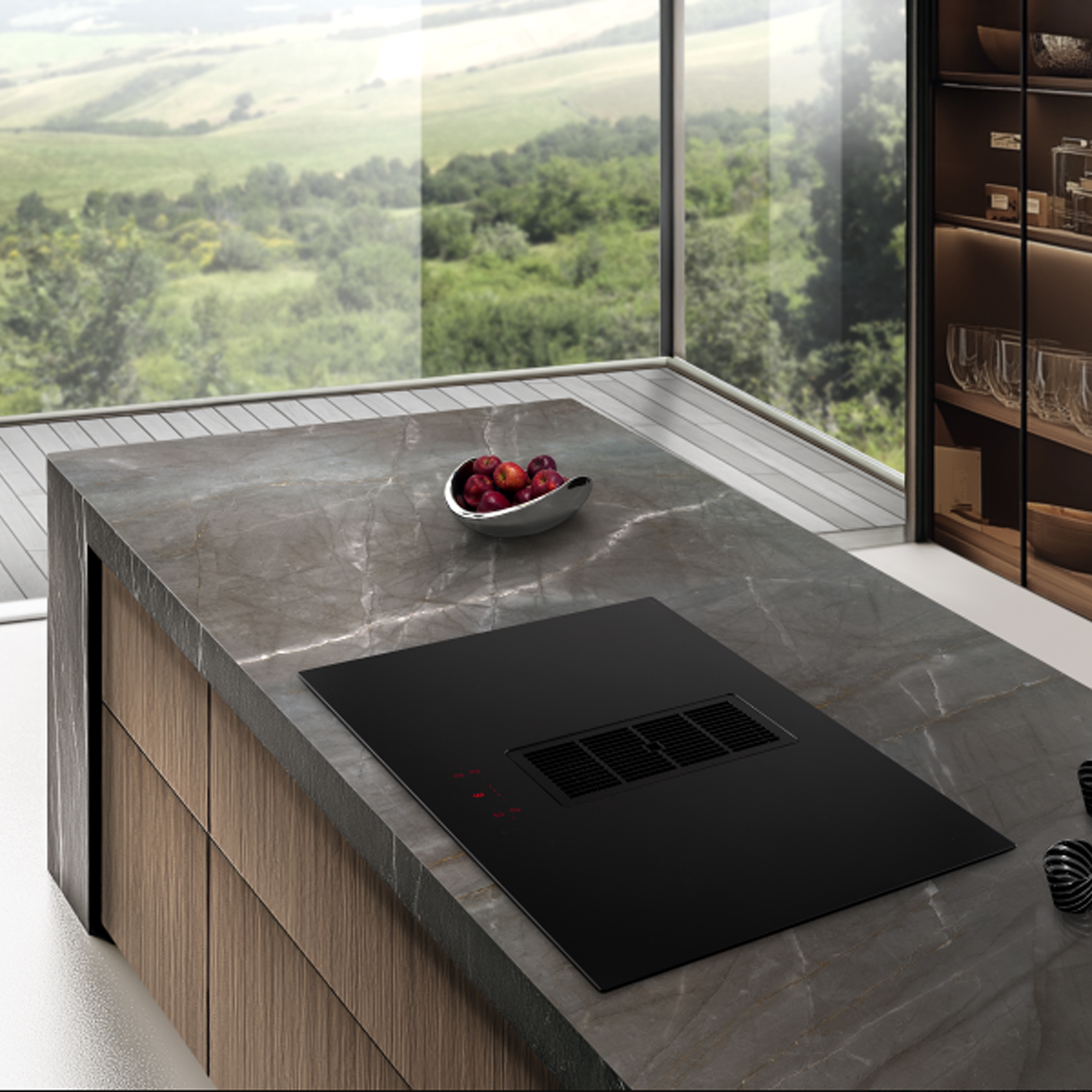 Miro AMADEUS 80cm Air Venting Induction Hob 277155 - Black Miro AMADEUS 80cm Air Venting Induction Hob 277155 - Black