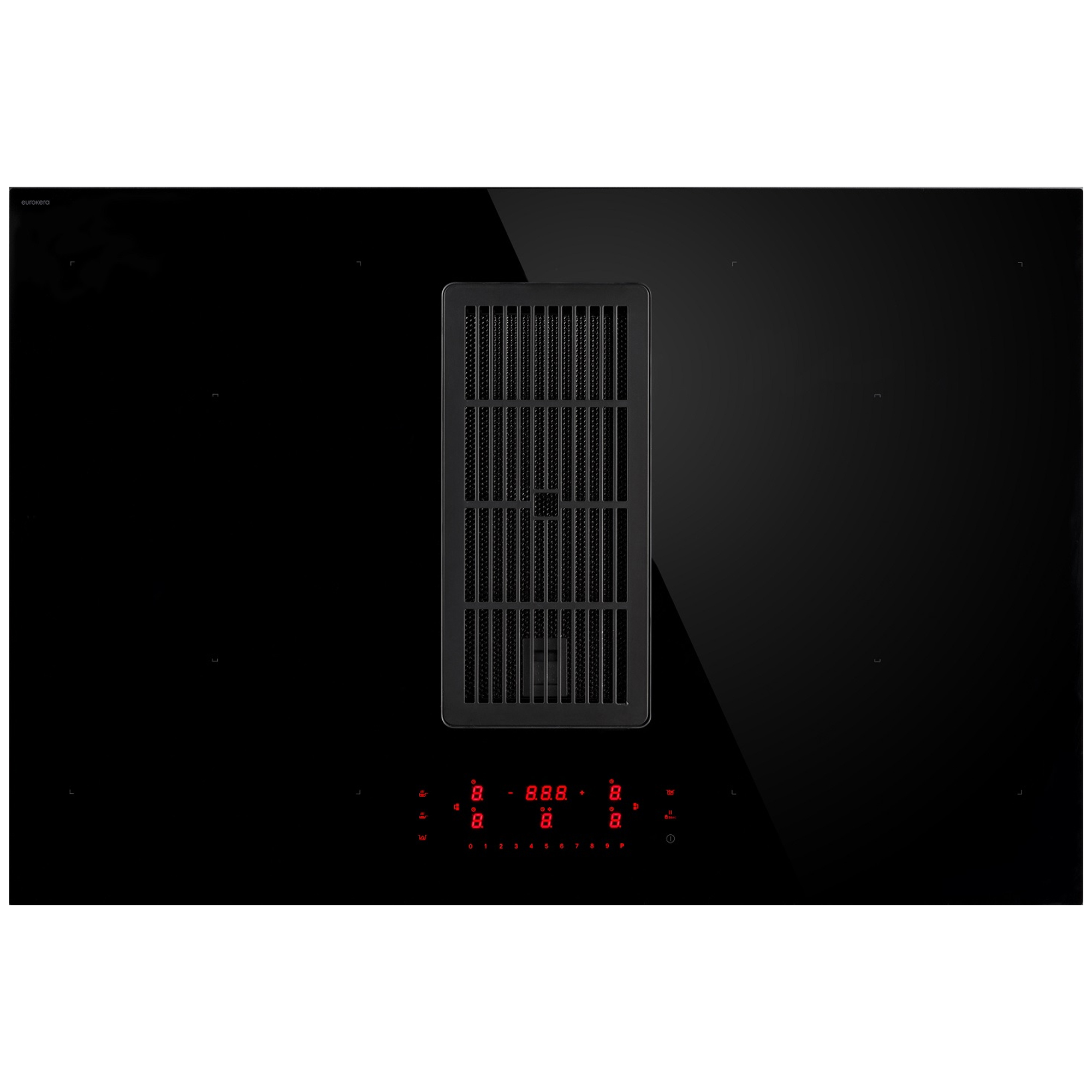 Miro AMADEUS 80cm Air Venting Induction Hob 277155 - Black