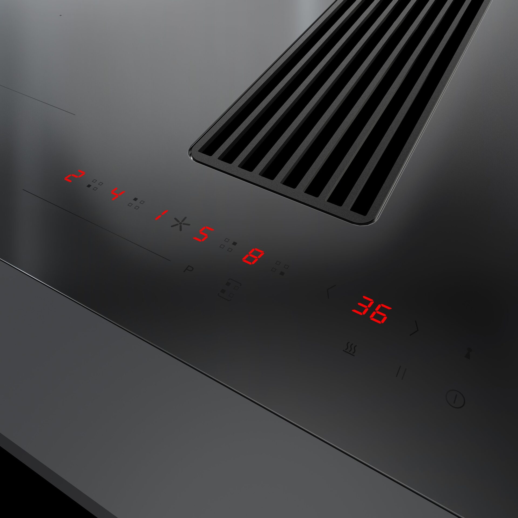 Miro 80cm Air Venting Induction Hob 277340 - Onyx Miro 80cm Air Venting Induction Hob 277340 - Onyx