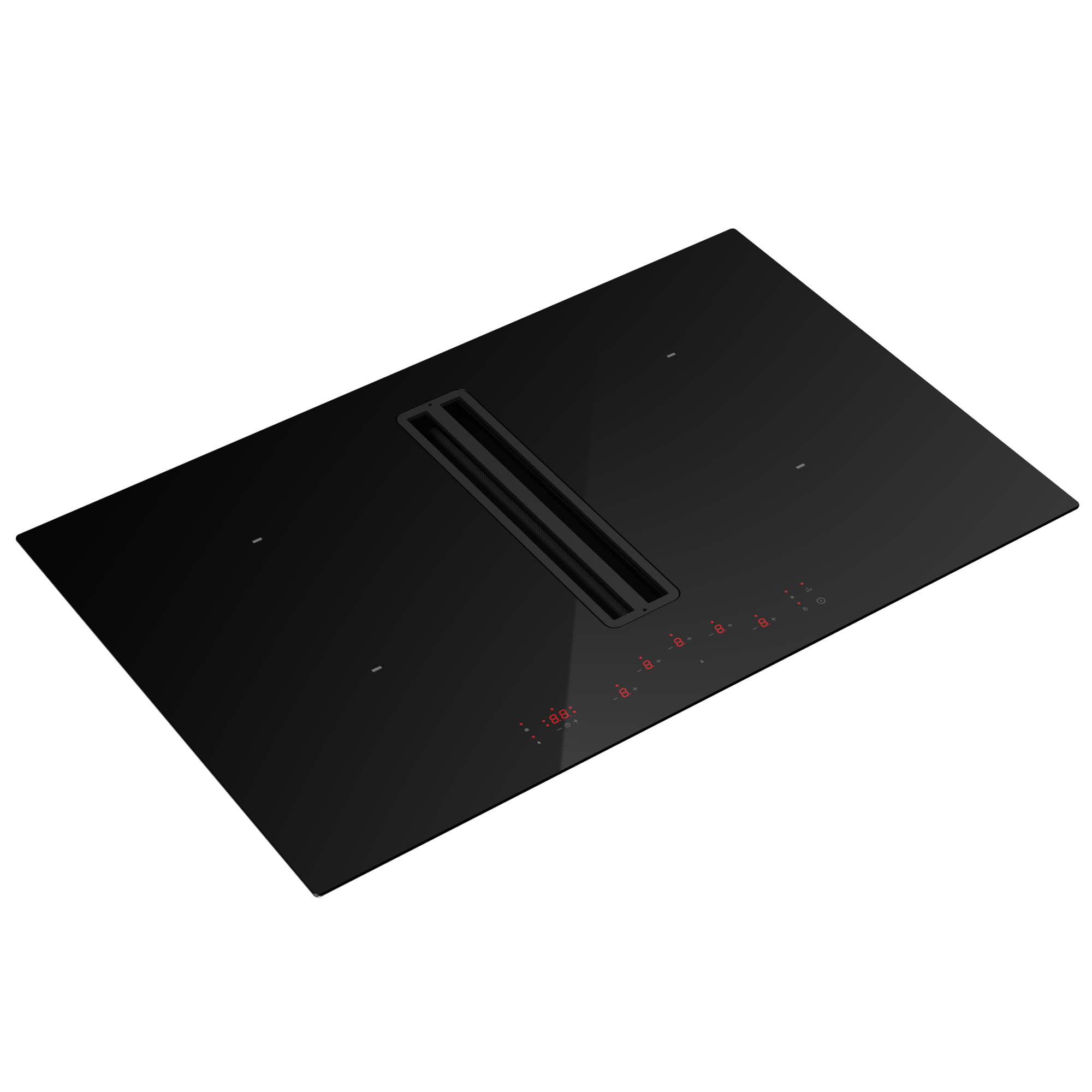 Miro ONYX 80cm Air Venting Induction Hob 277340 - Onyx Miro ONYX 80cm Air Venting Induction Hob 277340 - Onyx